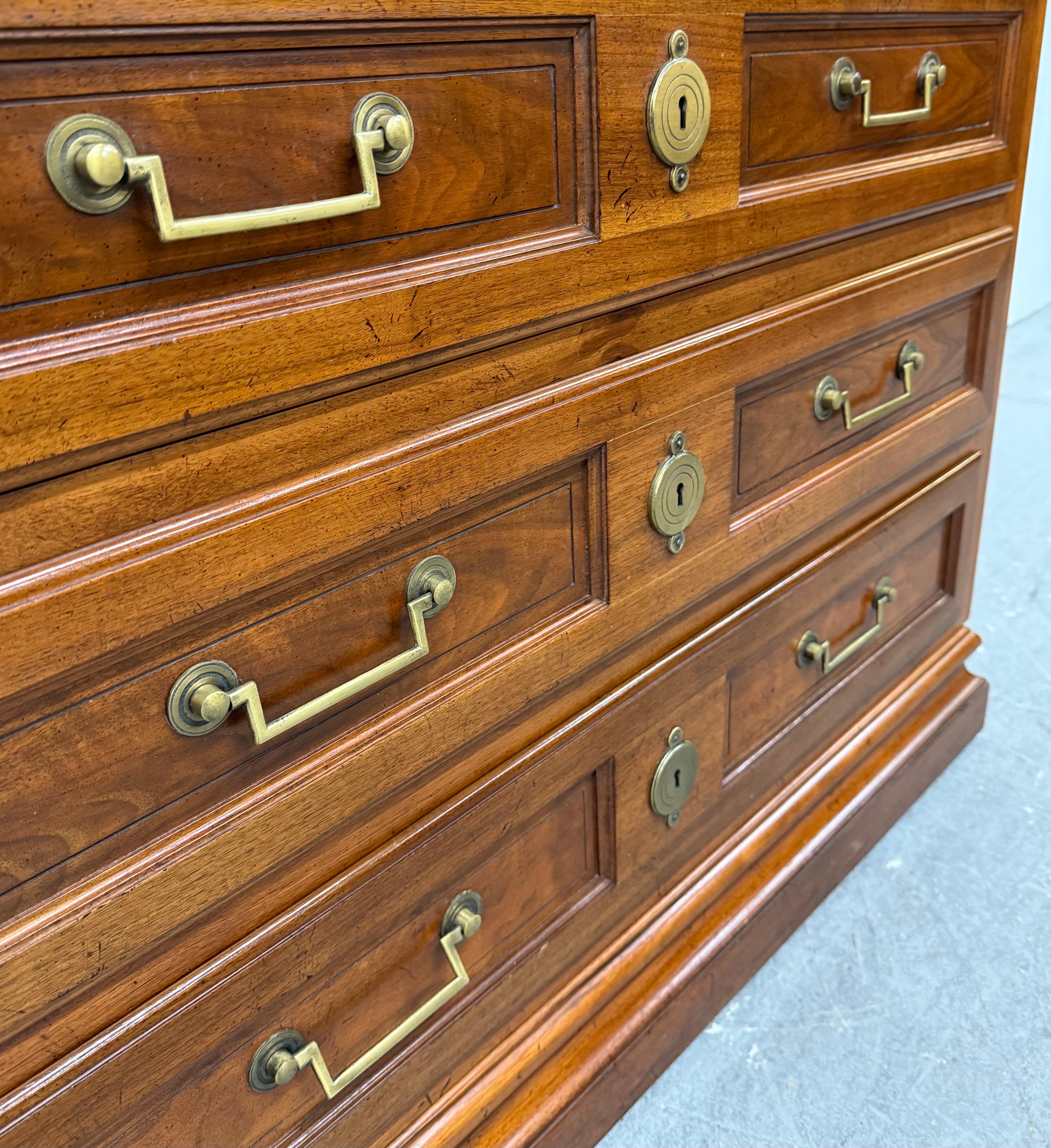 Vintage Baker Furniture Directoire Style Triple Dresser 4