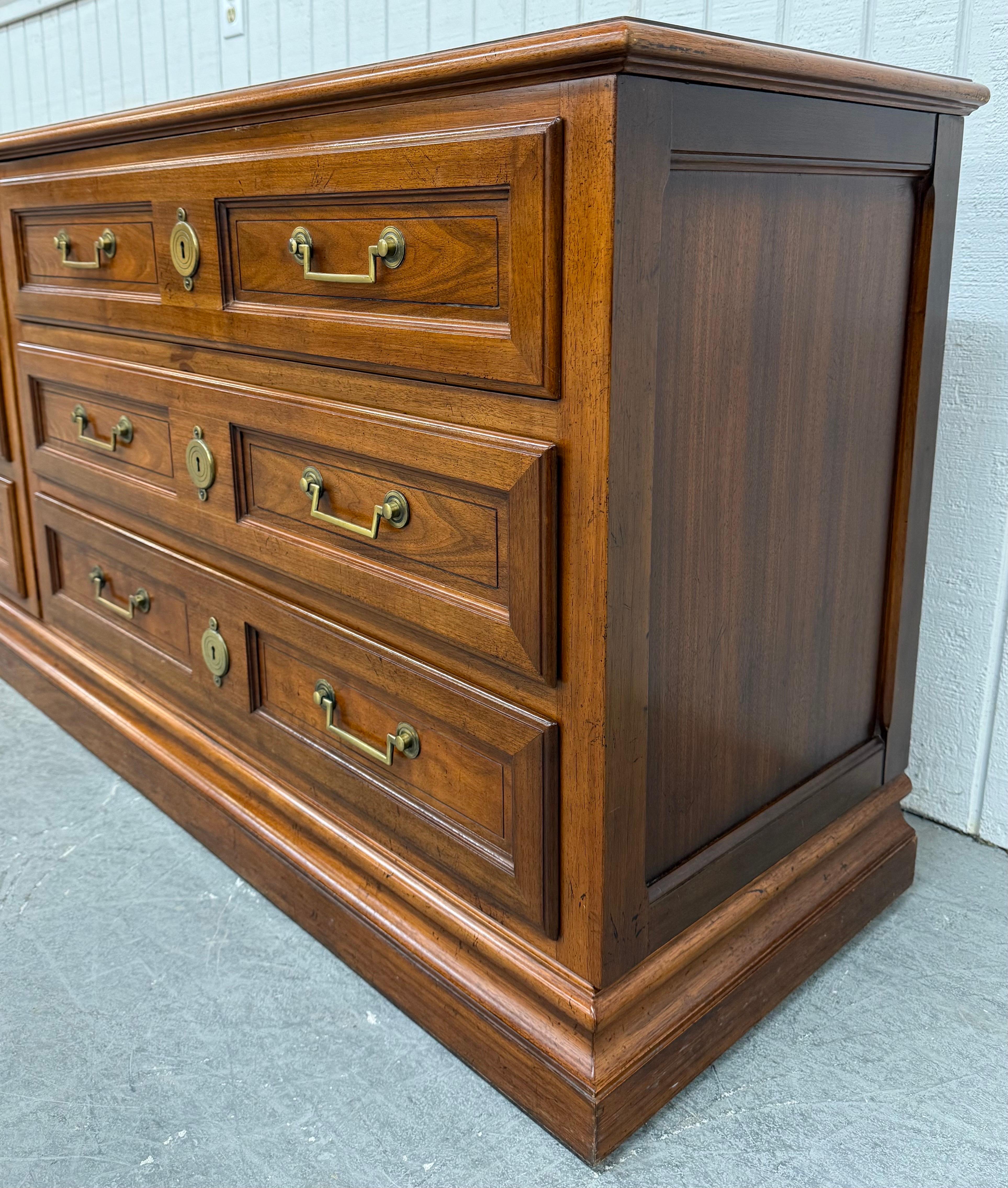 Vintage Baker Furniture Directoire Style Triple Dresser 1