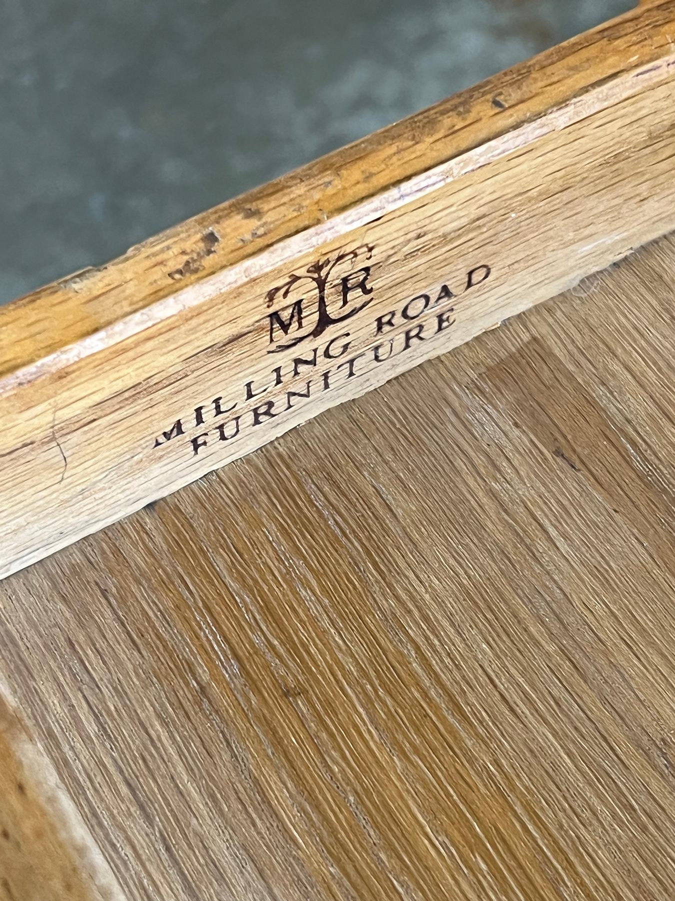Vintage Baker Furniture Mid-Century 'Milling Road' Golden Mahogany Tiered 2-Draw In Good Condition For Sale In San Francisco, CA