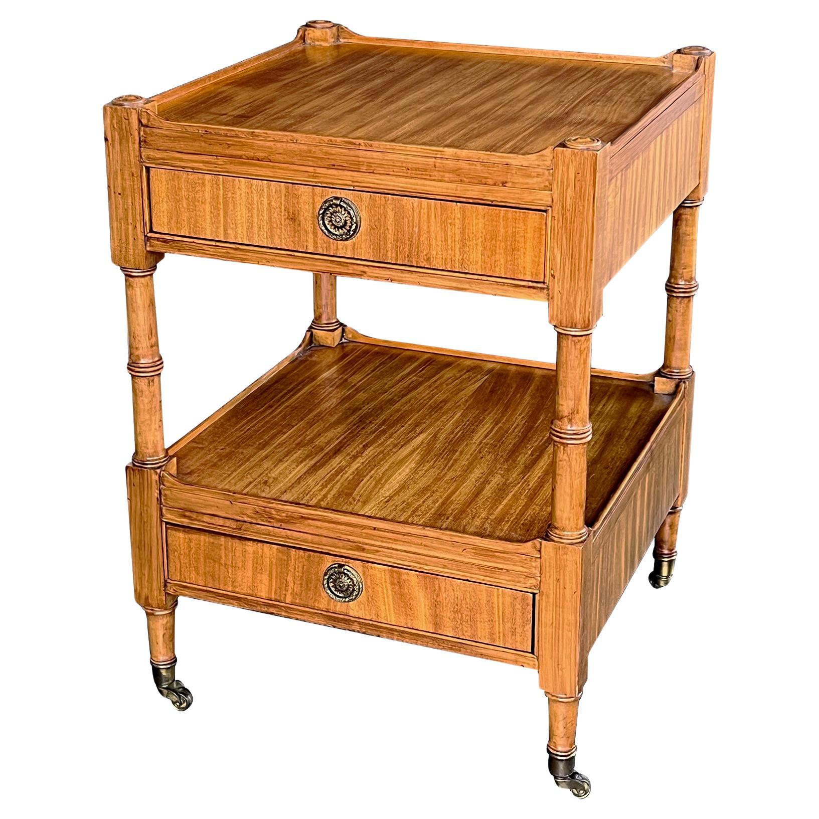 Vintage Baker Furniture Mid-Century 'Milling Road' Goldenes Mahagoni gestaffeltes 2-Schrank