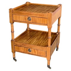 Vintage Baker Furniture Mid-Century 'Milling Road' Goldenes Mahagoni gestaffeltes 2-Schrank