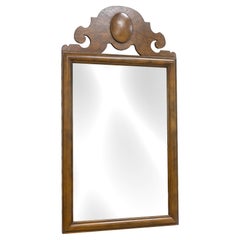Vintage Baker Furniture Traditional Mid Century Sculpted Wood Framed Wall Mirror