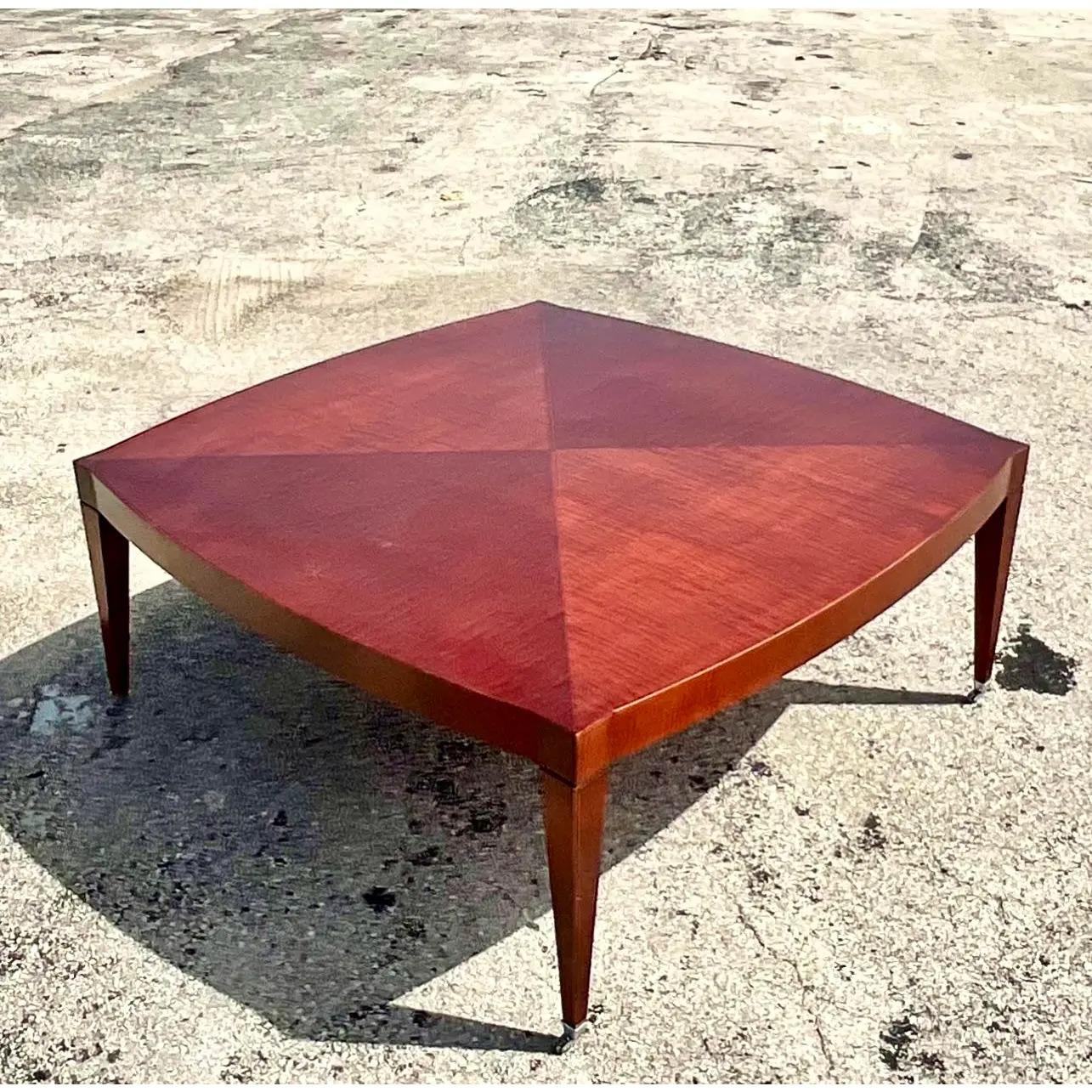 20th Century Vintage Baker Harlequin Coffee Table For Sale
