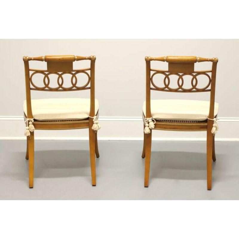 BAKER Historic Charleston Governor Alston Regency Dining Chairs - Pair B In Good Condition In Charlotte, NC