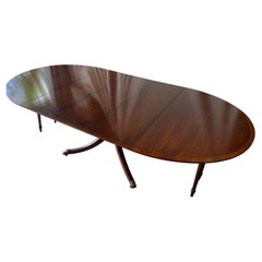 Vintage Baker Mahogany Extension Dining Table