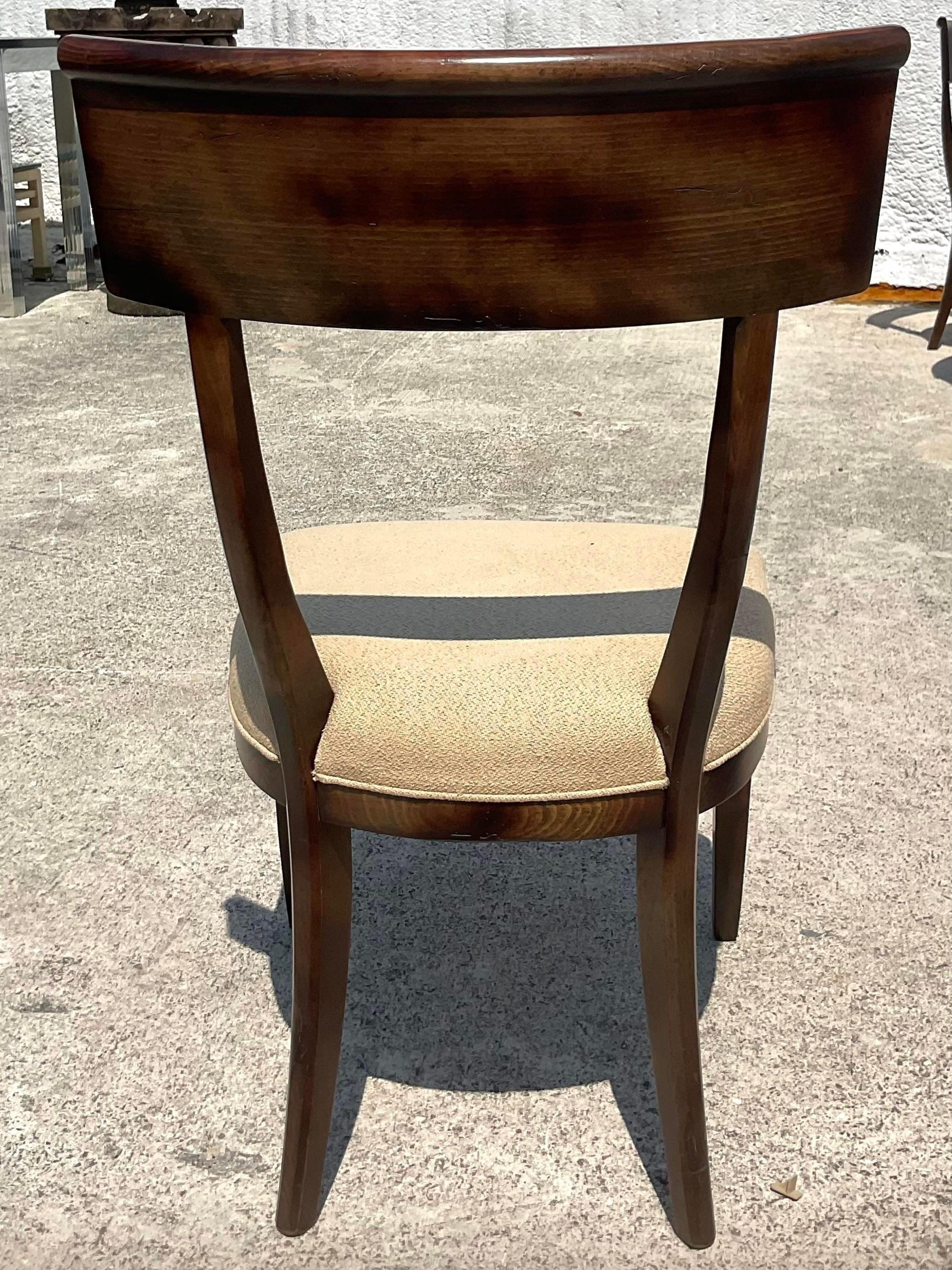 20th Century Vintage Baker Milling Road Klismos Chairs, Set of 10
