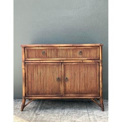 Vintage Baker Milling Road Pencil Reed Sideboard