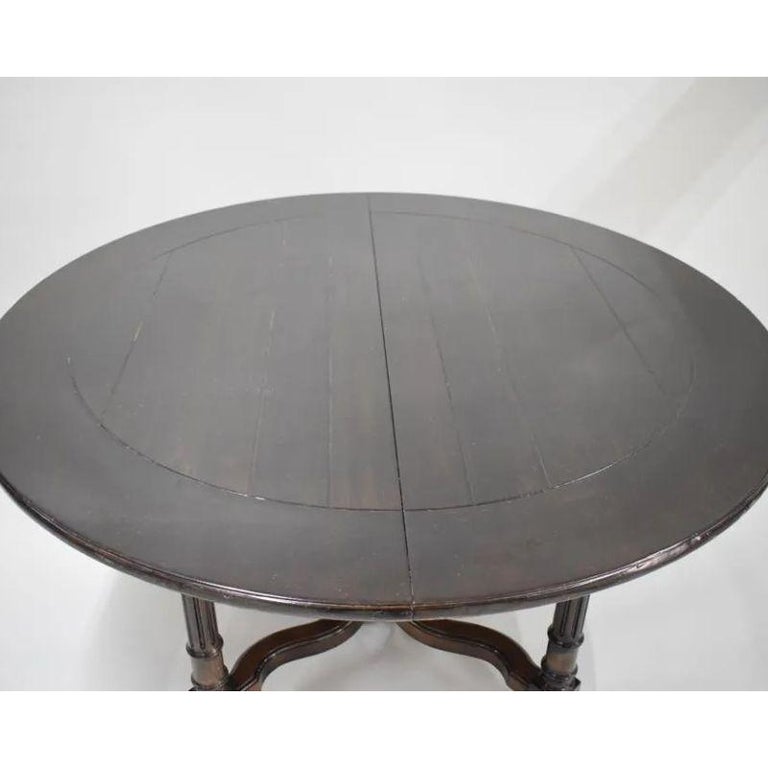Vintage Baker Milling Road Round Dining Table For Sale at 1stDibs