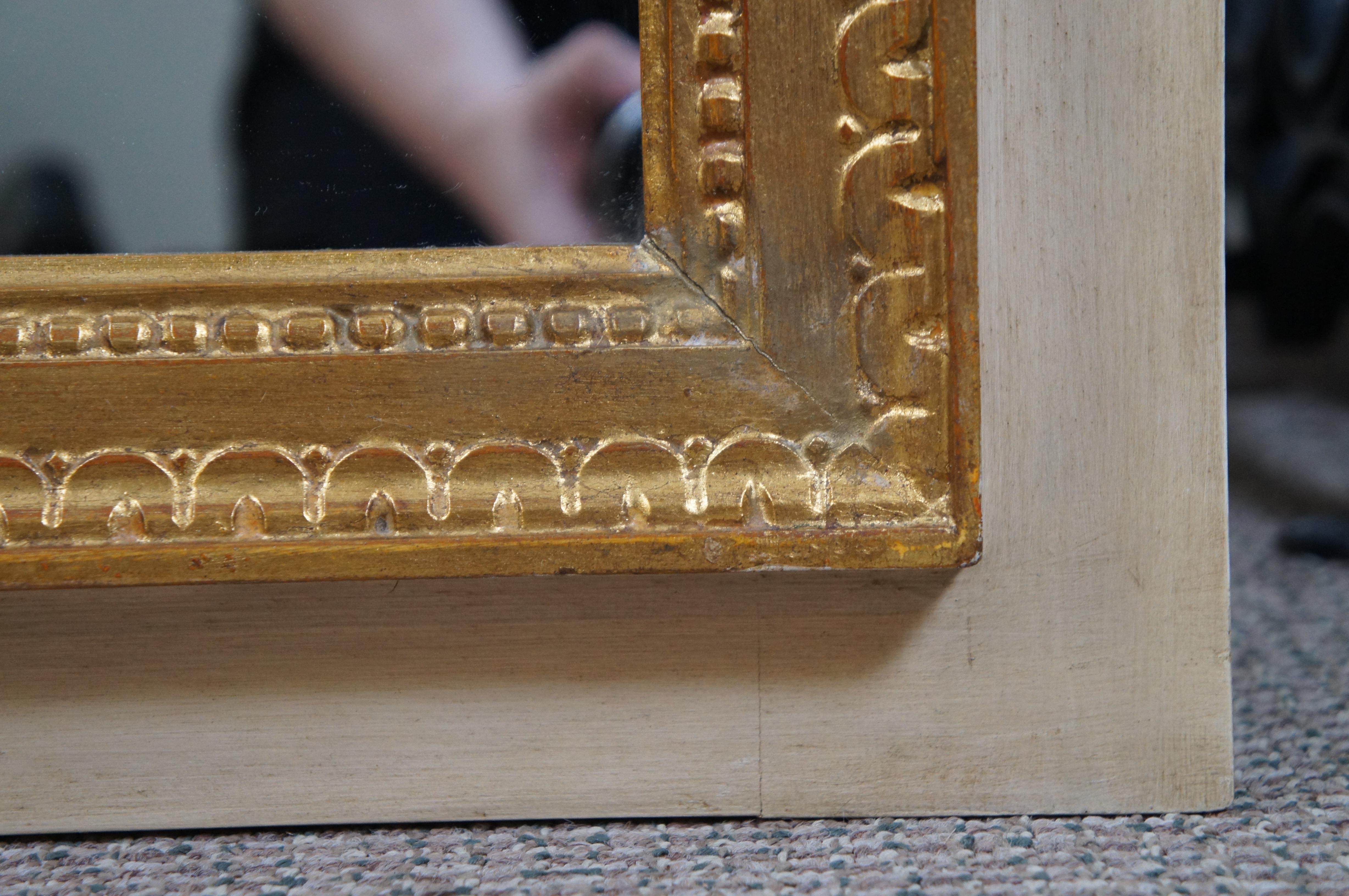 Vintage Baker Neoclassical Louis XVI Trumeau Overmantle Vanity Mirror, Italy 3
