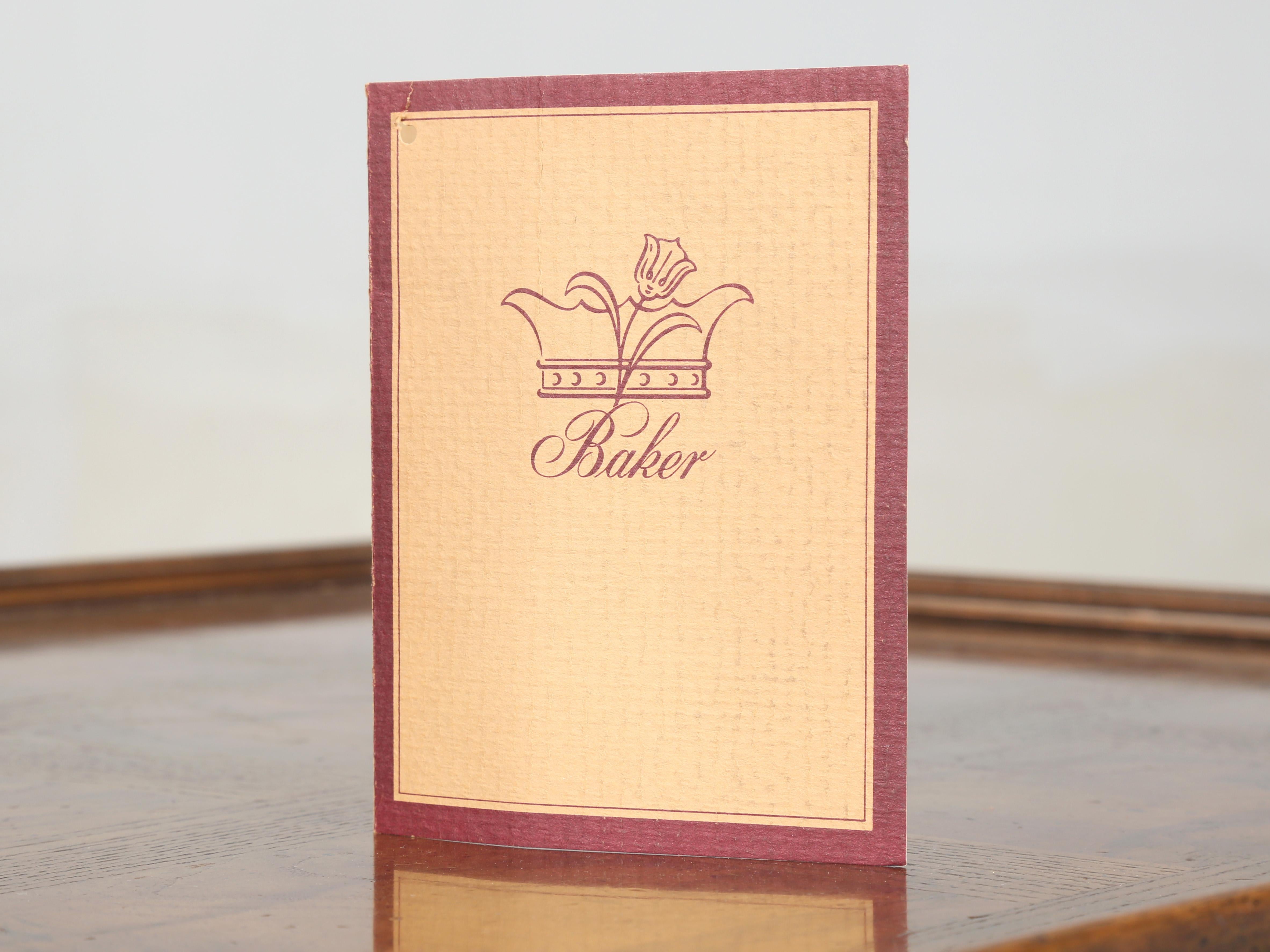 Tavolino a due piani o tavolino vintage Baker Oak Barley Twist degli anni '70 in vendita 4