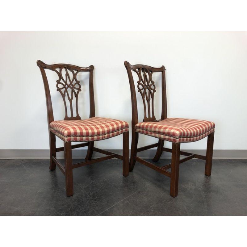 American BAKER Stately Homes George III Dining Side Chairs - Pair