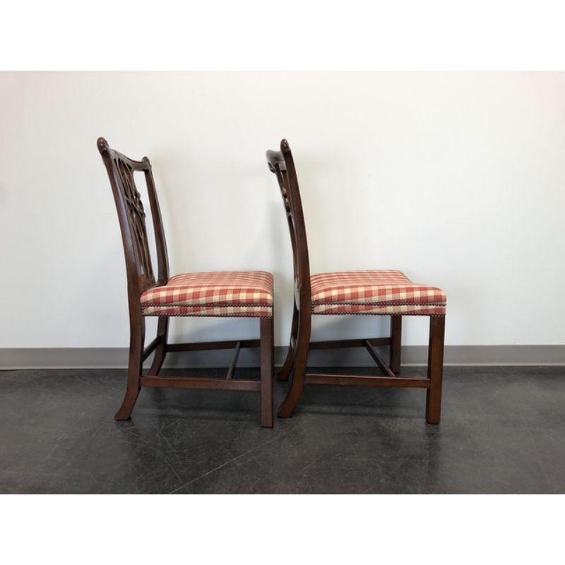 BAKER Stately Homes George III Dining Side Chairs - Pair In Good Condition In Charlotte, NC