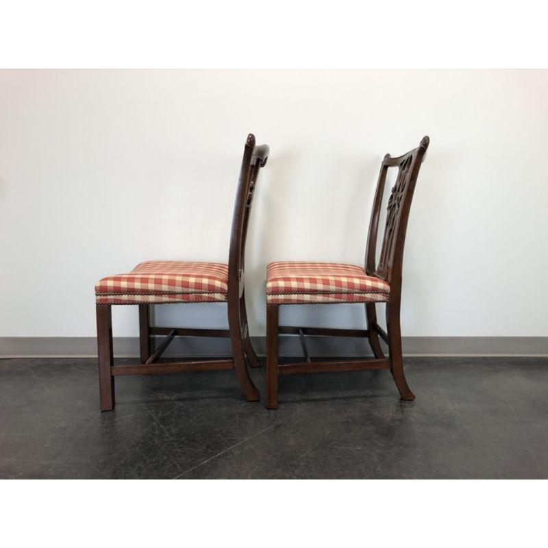 Fabric BAKER Stately Homes George III Dining Side Chairs - Pair