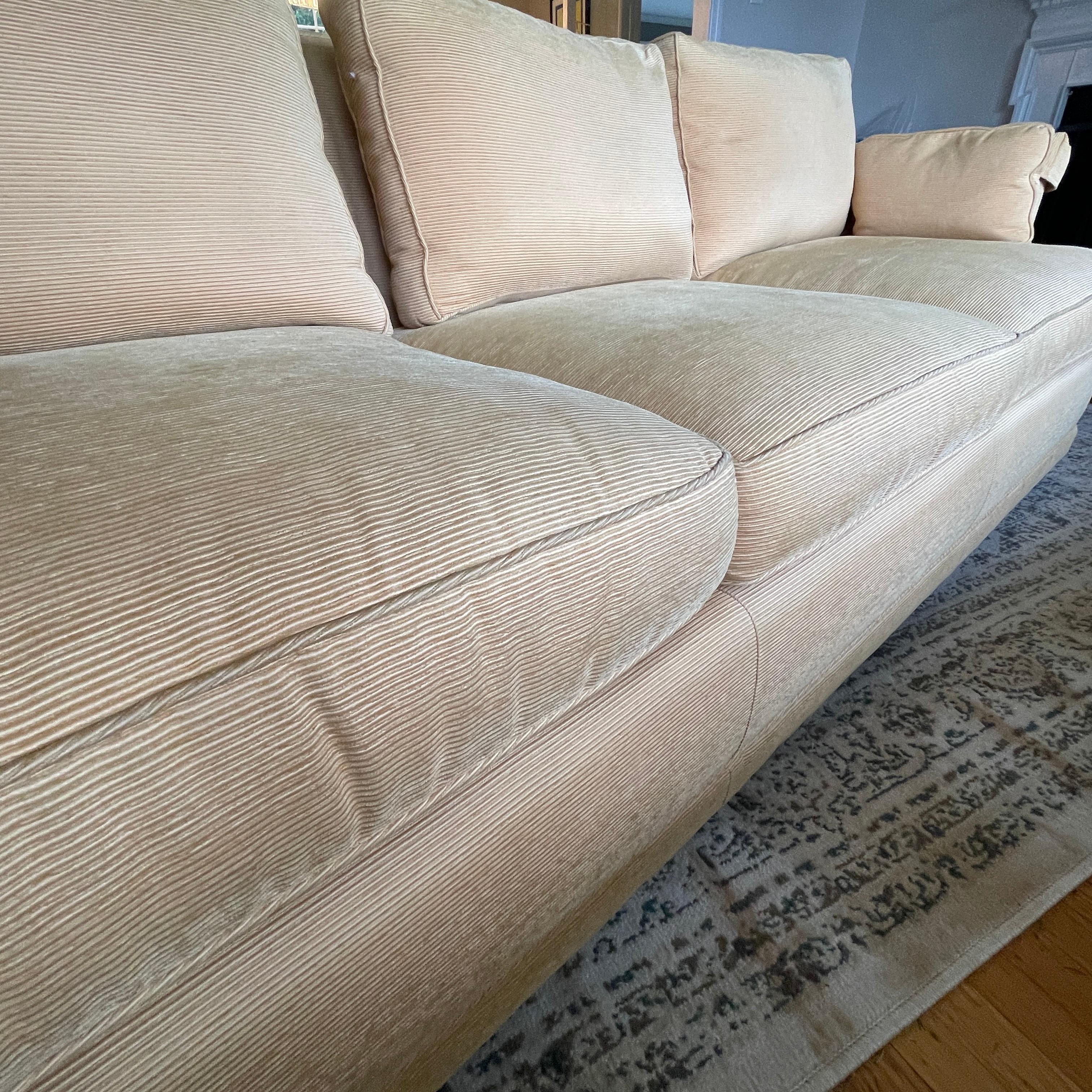 Upholstery Vintage Baker Three Seat Sofa