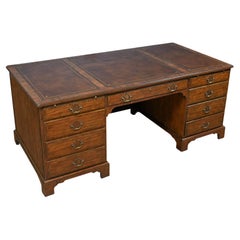 Vintage Baker Walnut Executive Desk