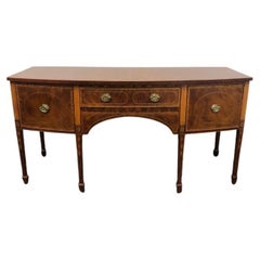 BAKER Williamsburg 8930 Mahogany Hepplewhite Classical Inlay Sideboard