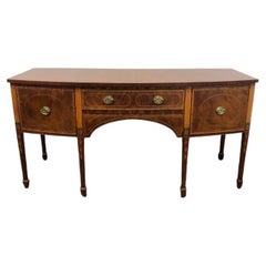 BAKER Williamsburg 8930 Mahogany Hepplewhite Classical Inlay Sideboard 