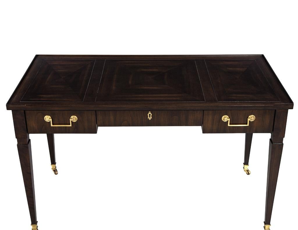 American Vintage Baker Writing Desk For Sale