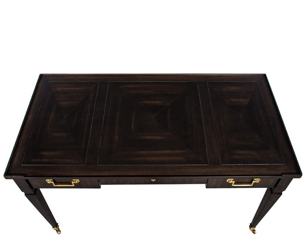 Vintage Baker Writing Desk In Excellent Condition For Sale In North York, ON