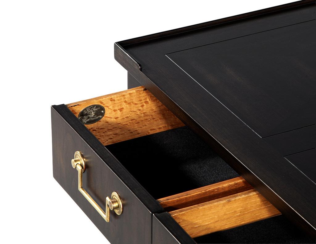 Mid-20th Century Vintage Baker Writing Desk For Sale