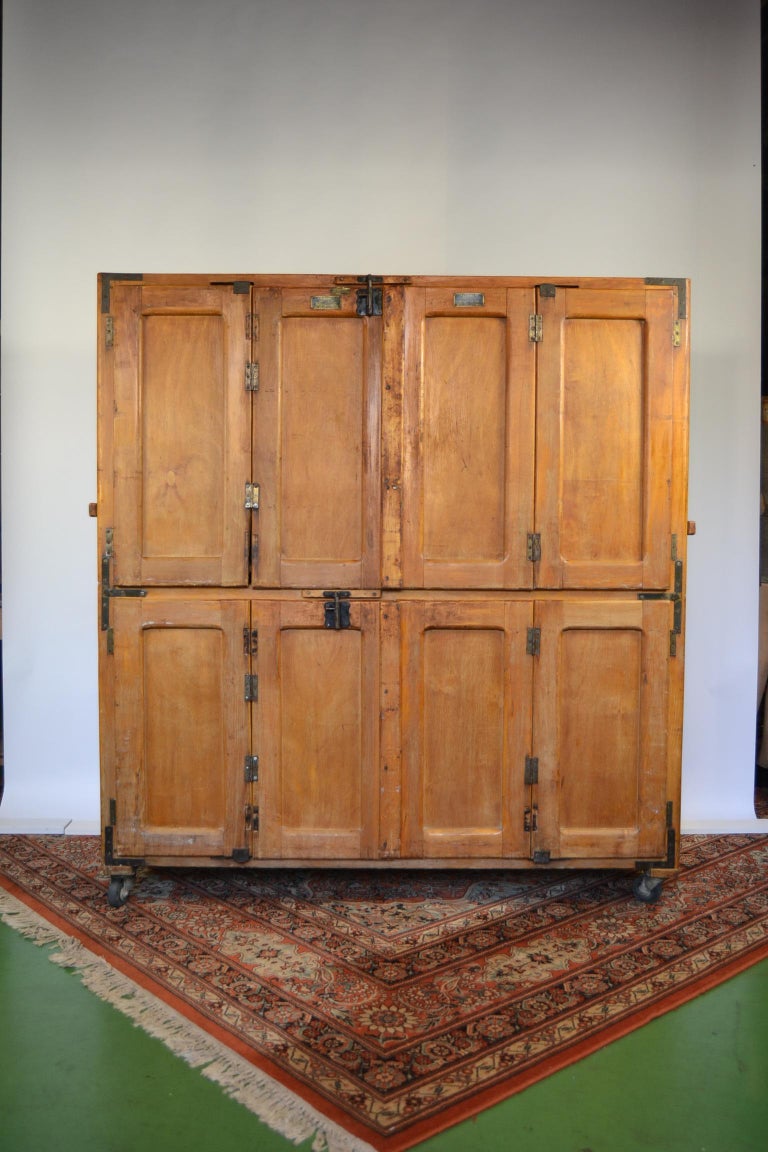 Vintage Bakery Cabinet Baker S Cabinet On Wheels Kitchen Cabinet