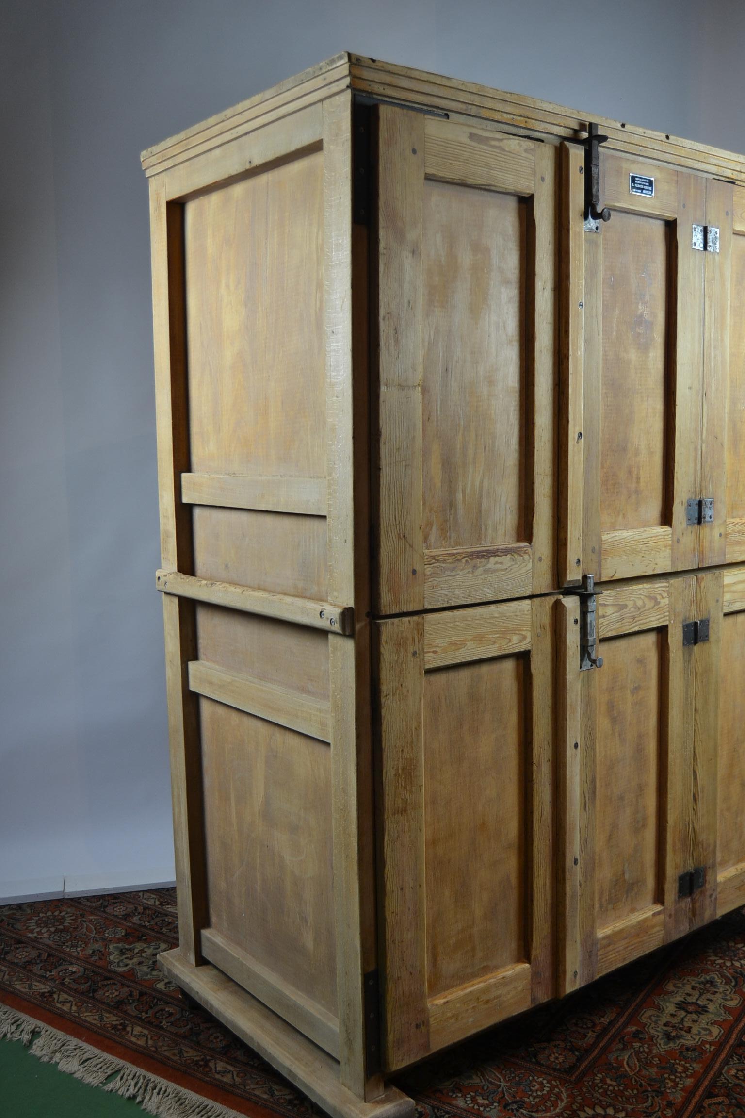 Vintage Bakery Cabinet - Baker's Cabinet on wheels  - Kitchen Storage 1940s 5