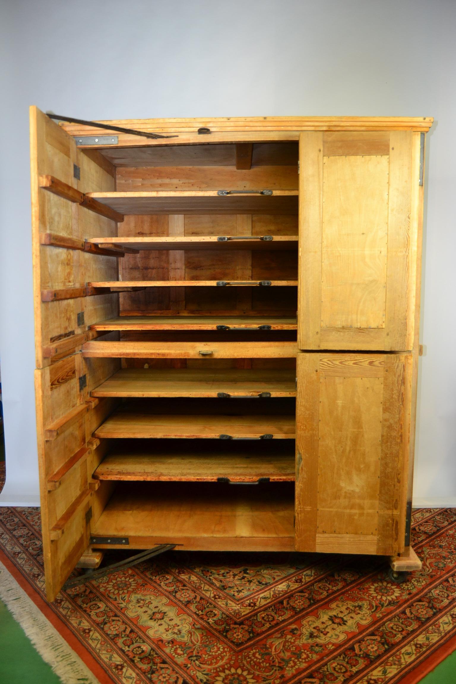 vintage bakers cabinet