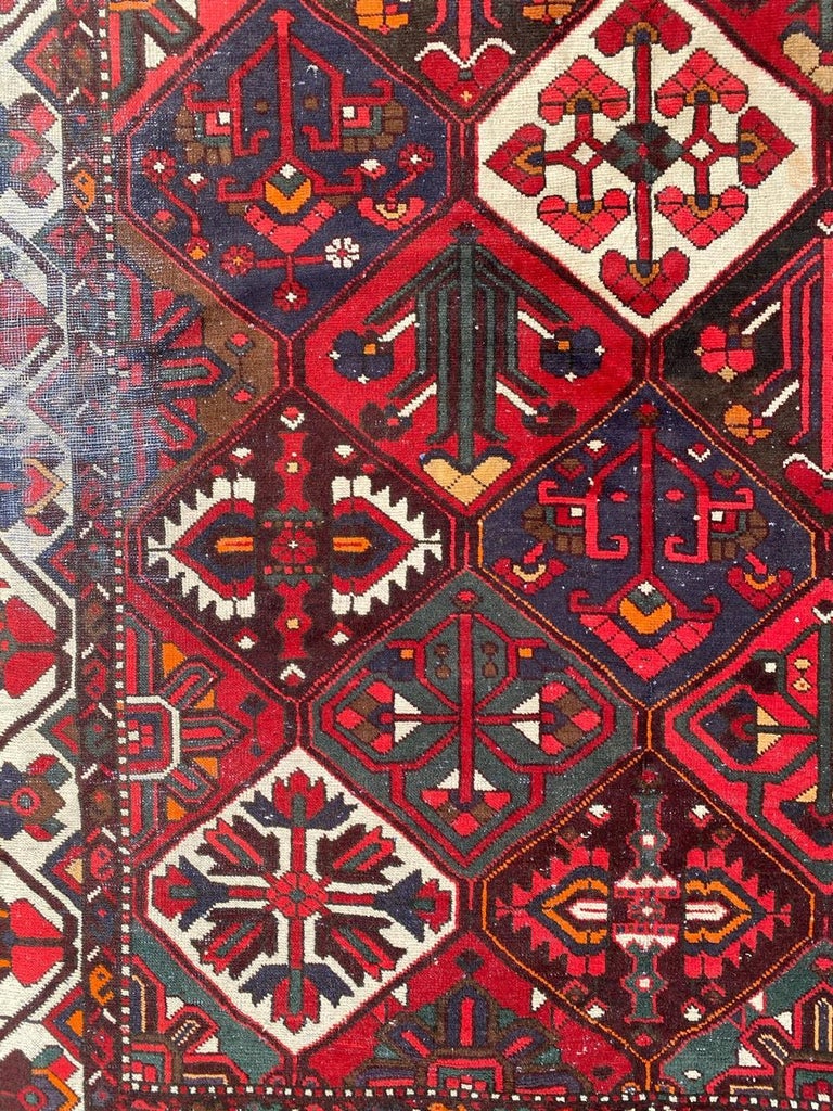 Vintage Bakhtiar Used Rug For Sale at 1stdibs