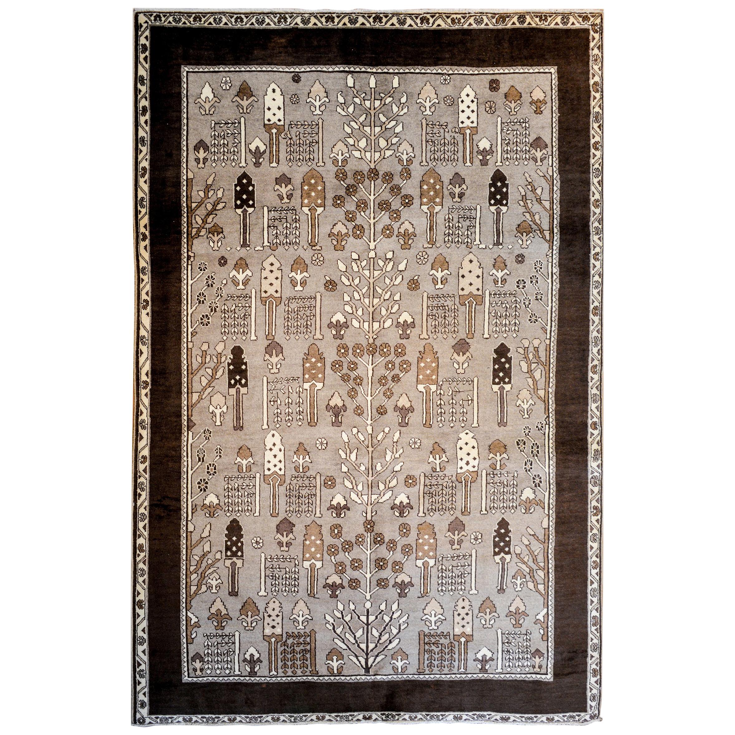 Tapis de jardin vintage Bakhtiari