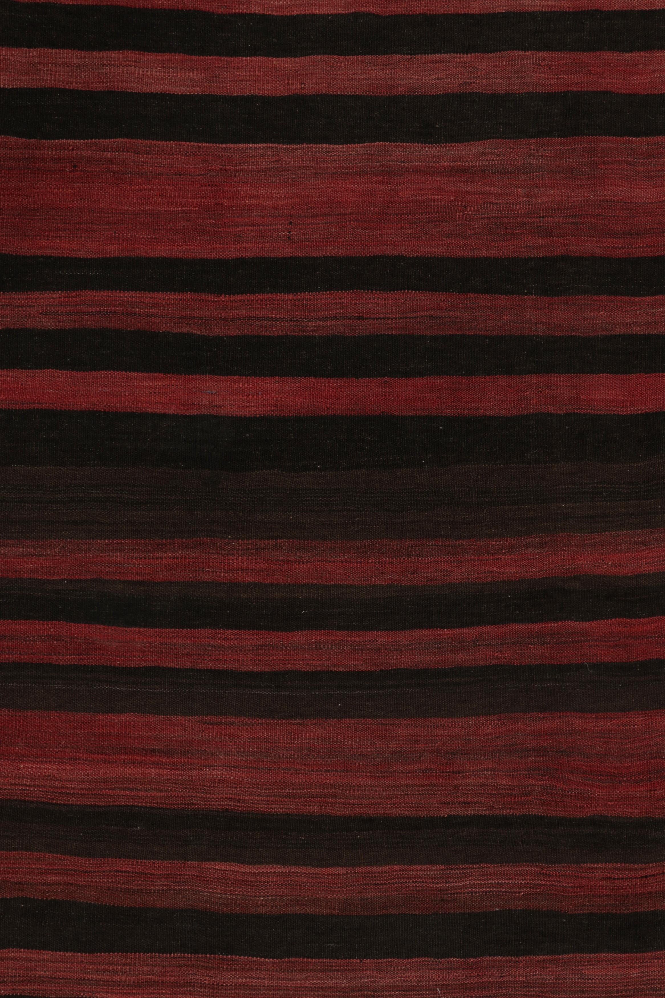 Vintage Bakhtiari Persisch Kili mit  Rot und Schwarz gestreift - Rug & Kilim (Handgewebt) im Angebot