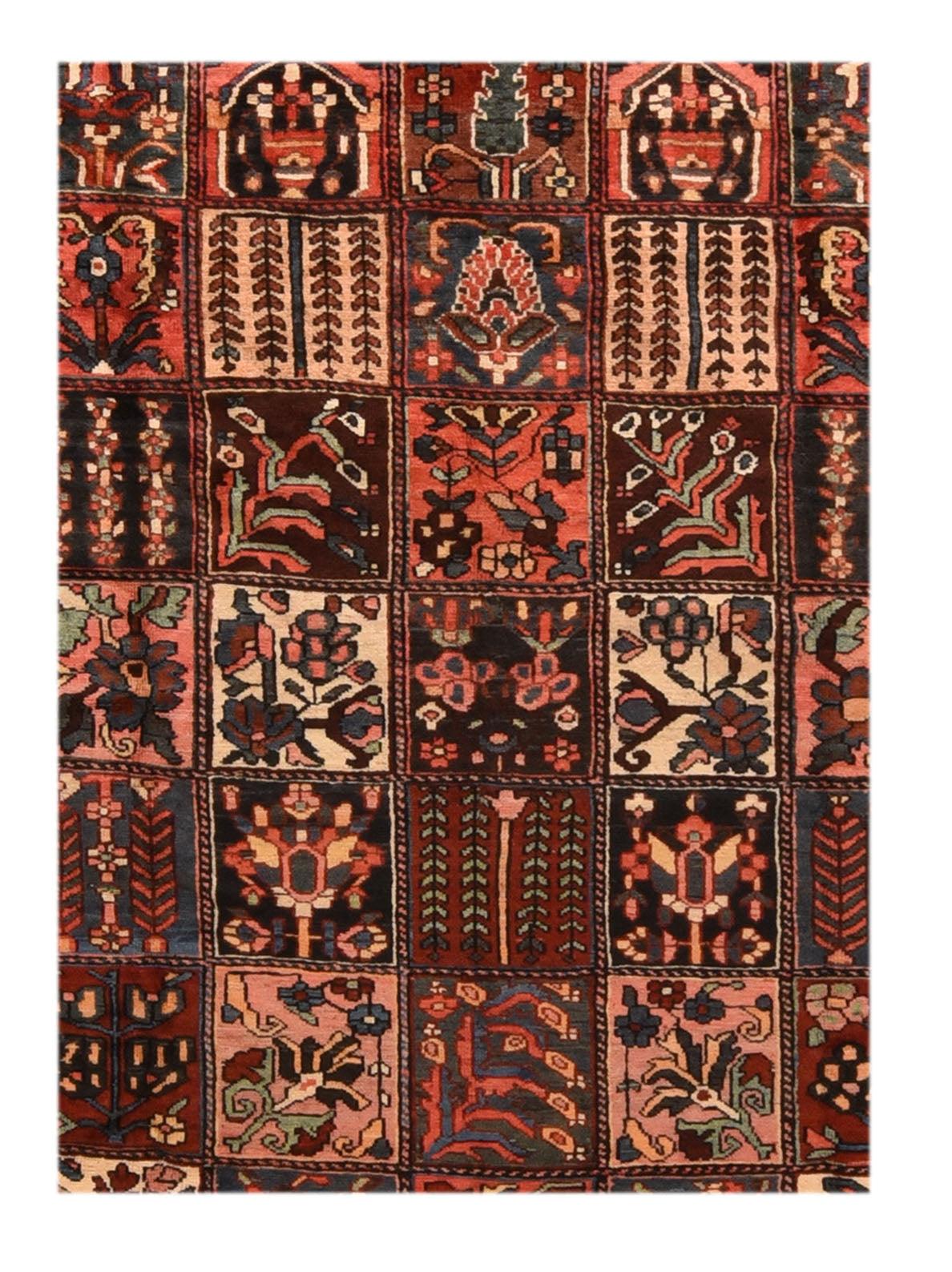 Persian Vintage Bakhtiari Rug 10'9'' x 14'0'' For Sale