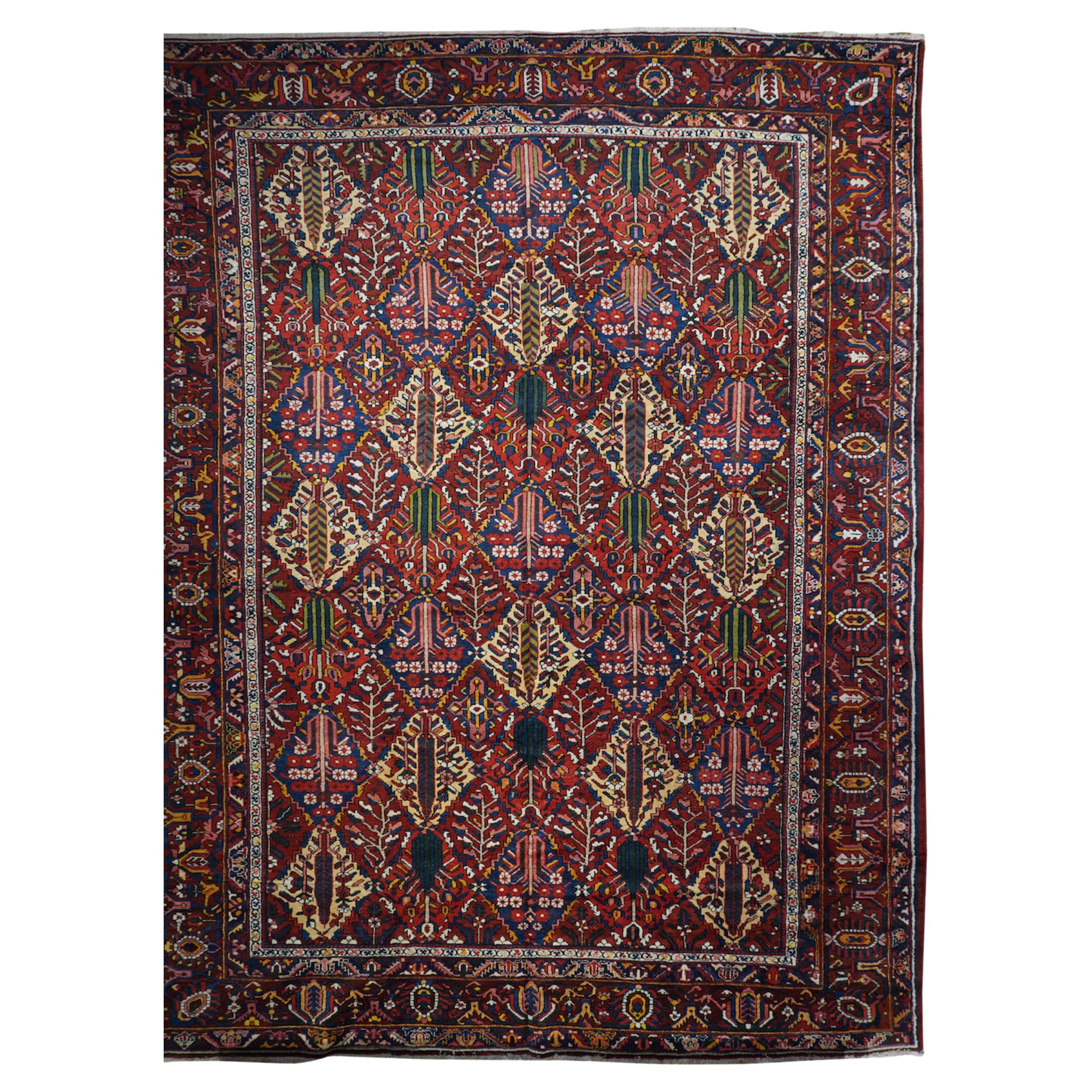 Vintage Bakhtiari Rug 12'2'' x 16'7''