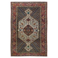Bakhtiari-Teppich im Vintage-Stil 4'9'' x 7'9''