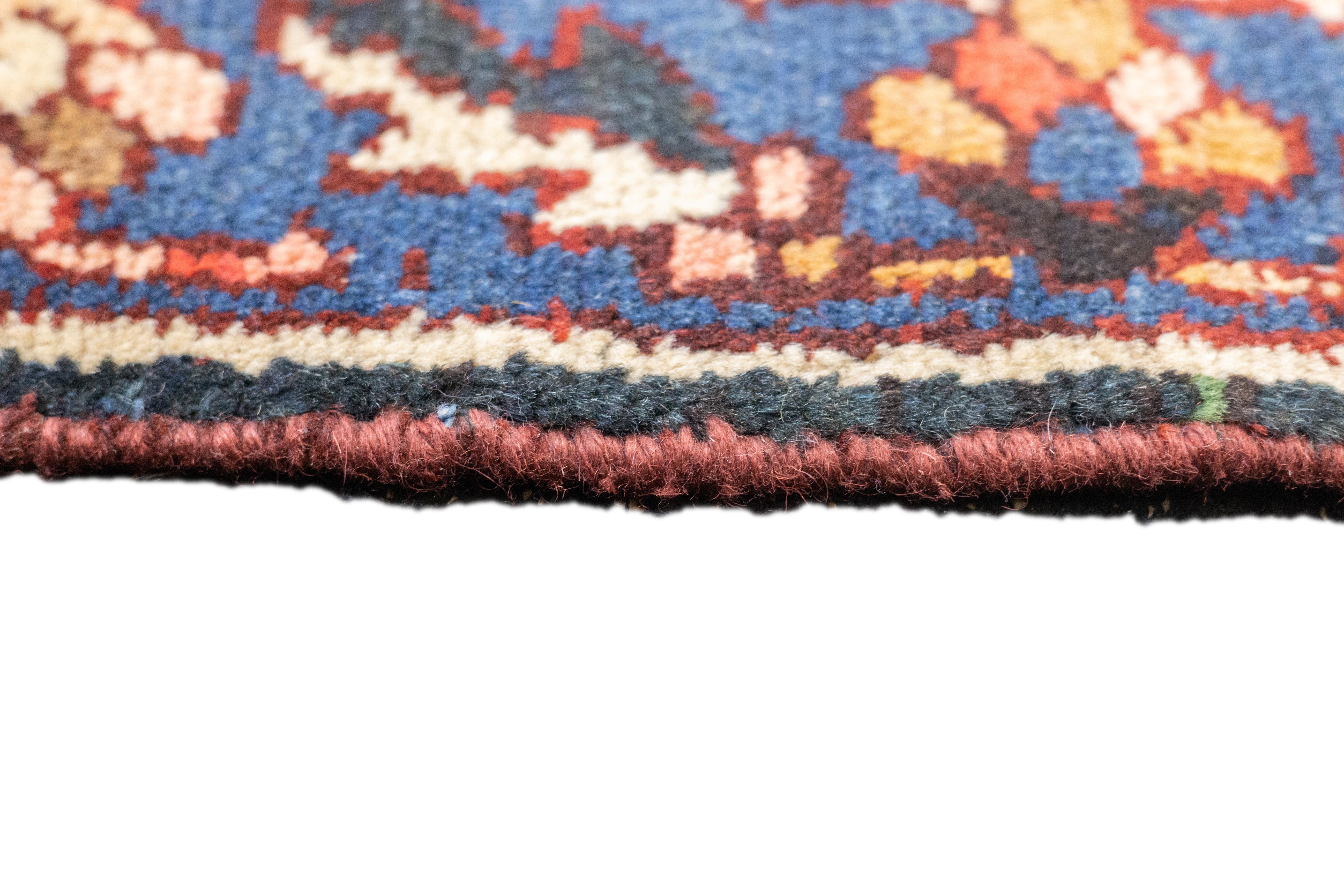 20th Century Vintage Bakhtiari Rug 9'11'' x 10'6'' For Sale