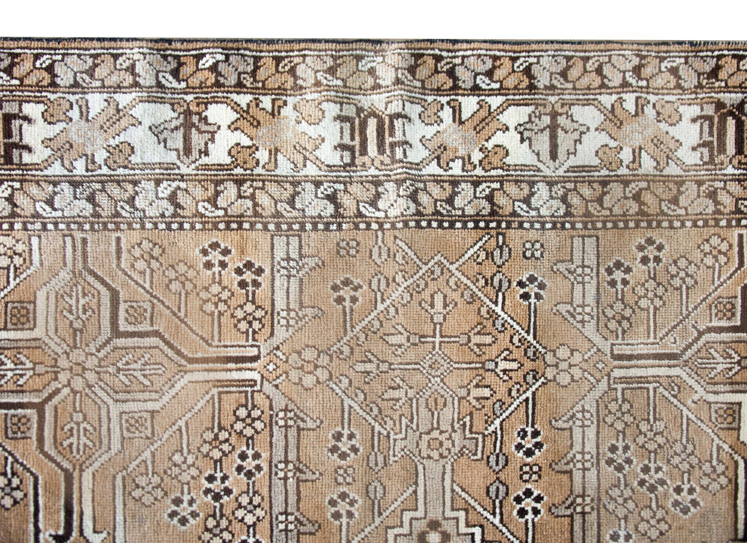 Persian Vintage Bakhtiari Rug For Sale