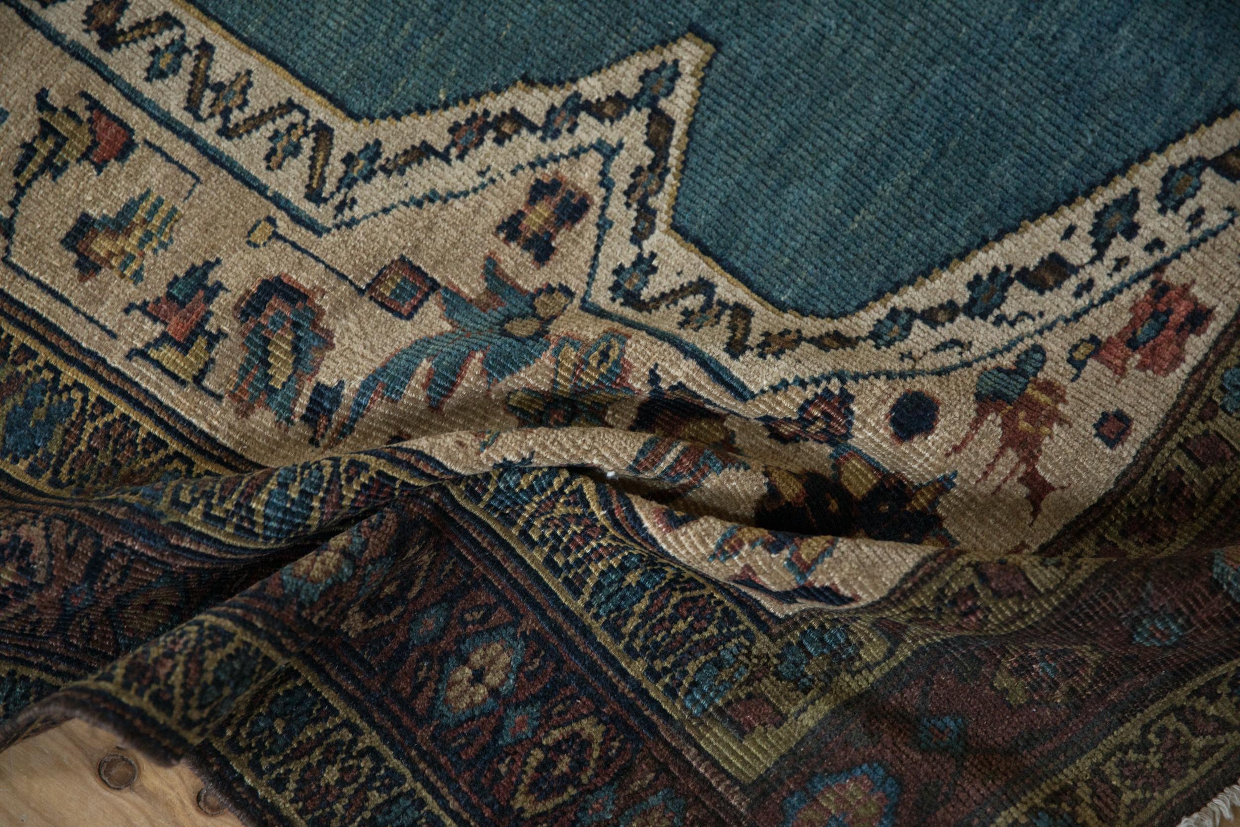 Vintage Bakshaish Quadratischer Teppich im Angebot 2
