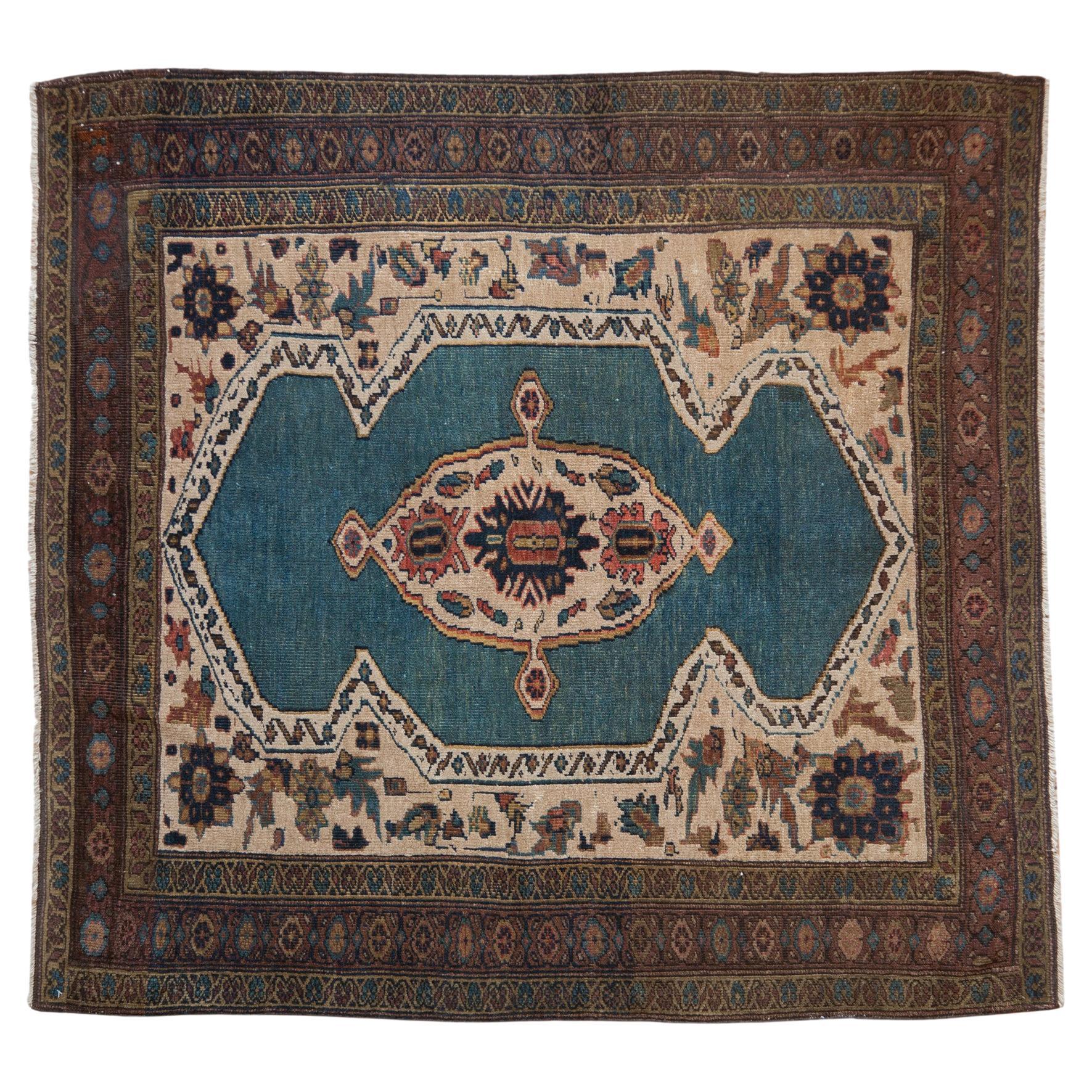 Vintage Bakshaish Quadratischer Teppich