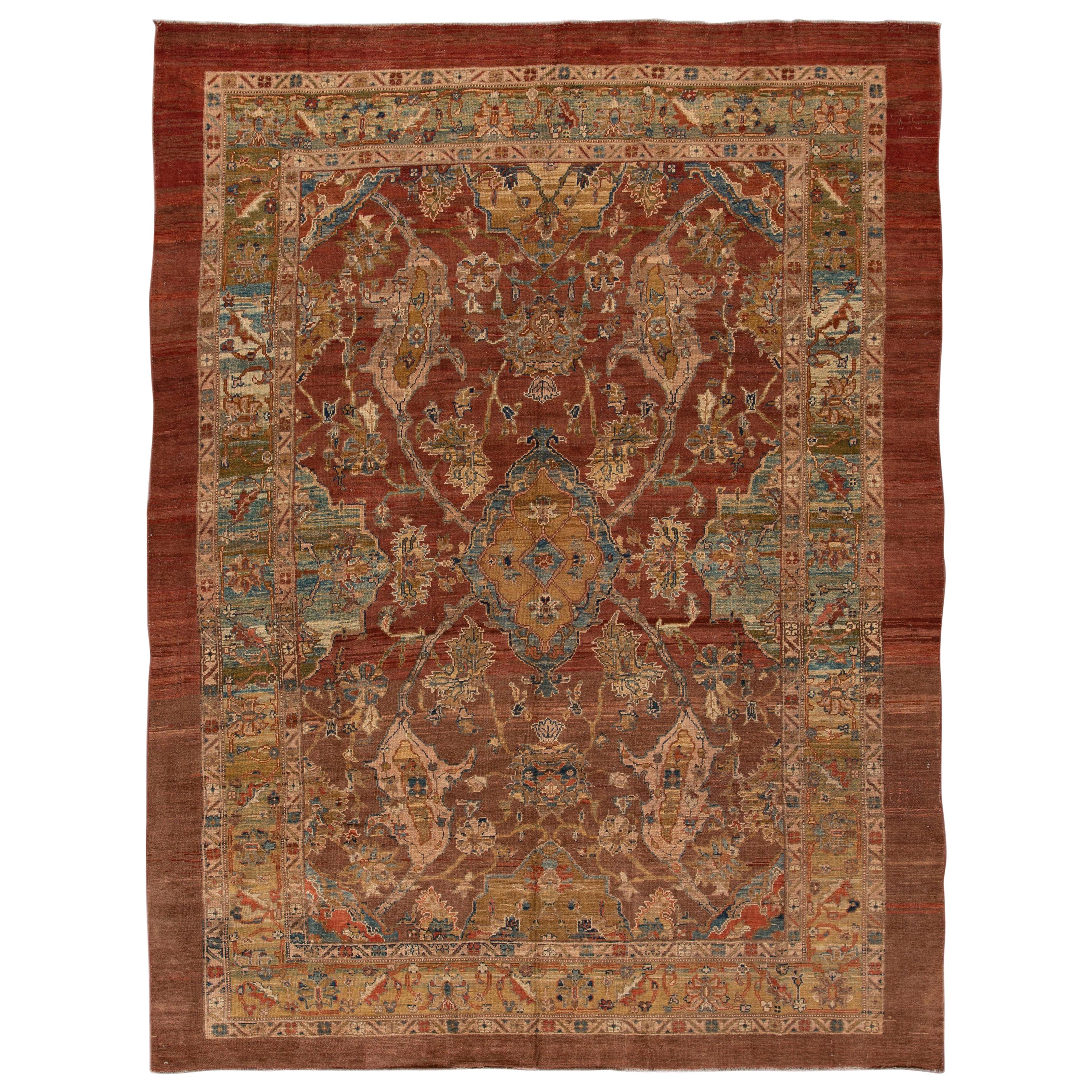 Vintage Bakshaish Tribal Wool Rug For Sale at 1stDibs
