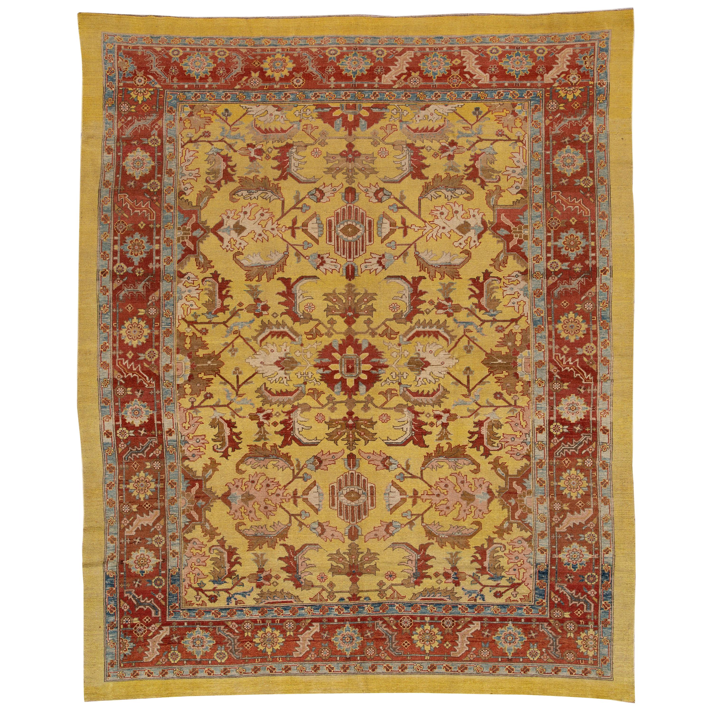 Vintage Bakshaish Tribal Wool Rug For Sale at 1stDibs