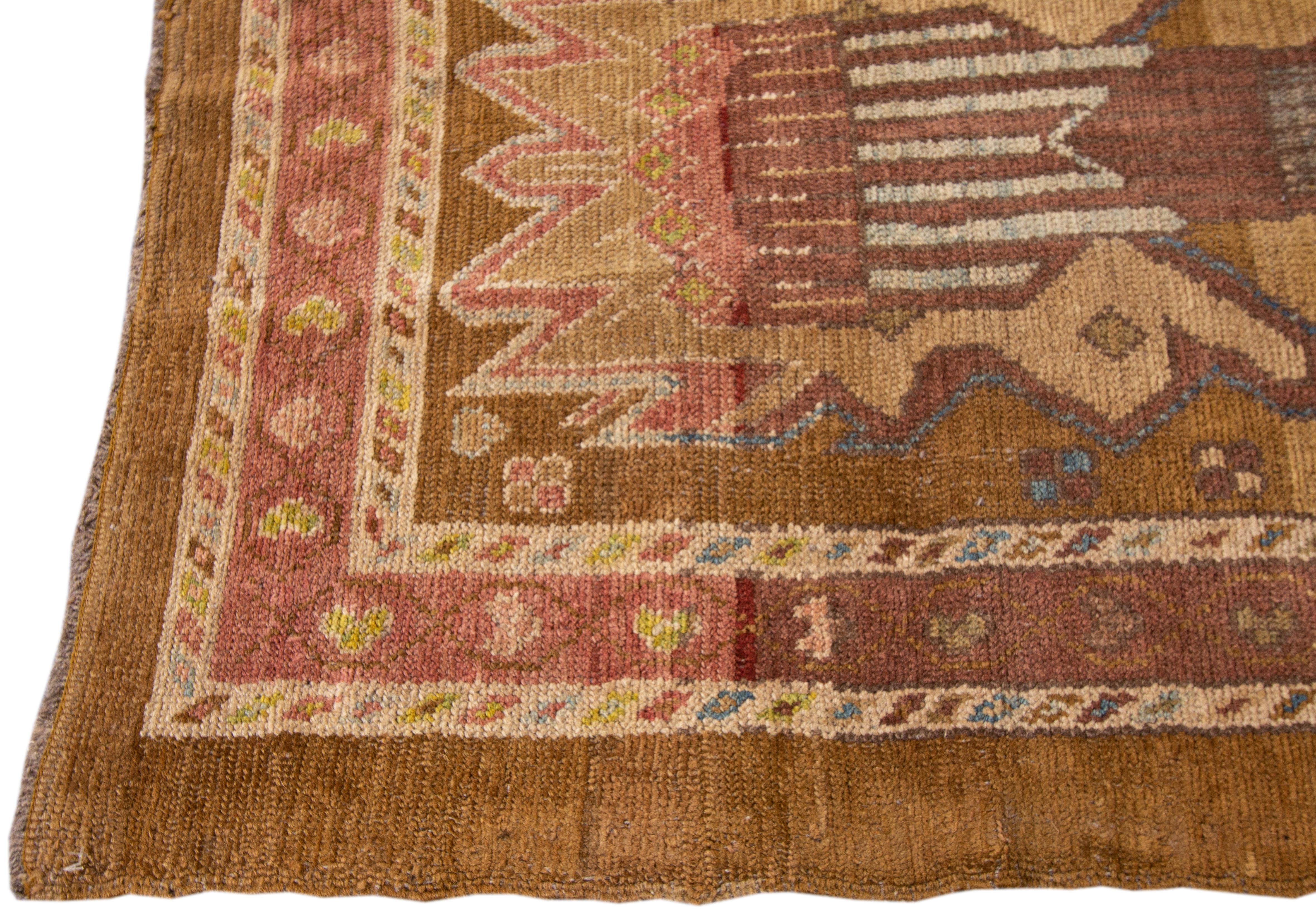 20th Century Vintage Bakshaish Tribal Wool Runner For Sale