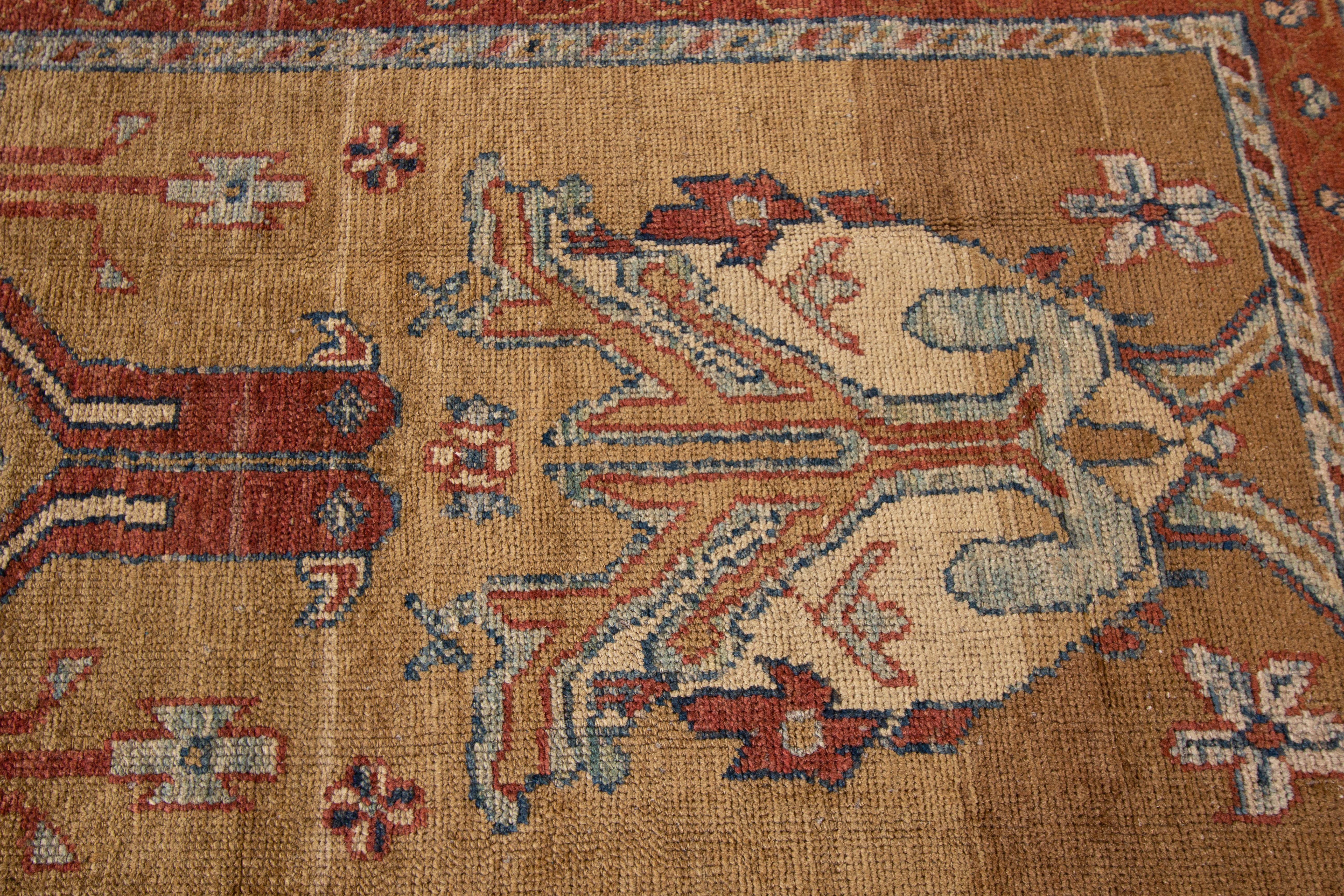 Vintage Bakshaish Tribal Wool Runner For Sale 2