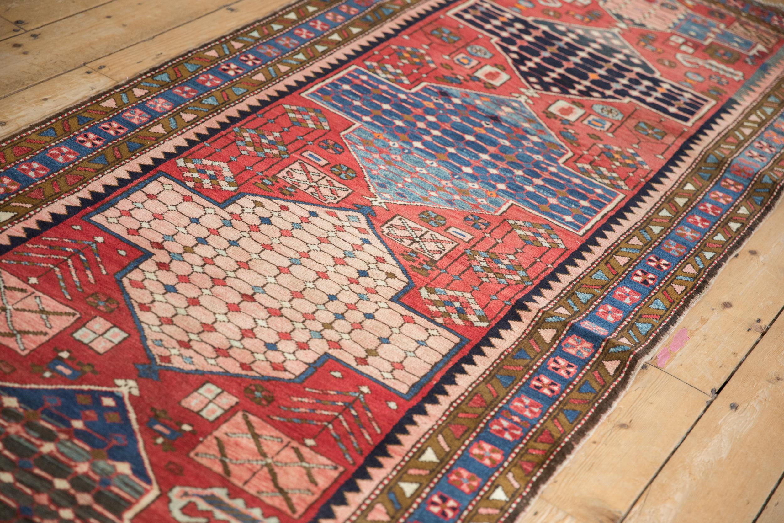 Vintage Baktiari Rug Runner In Good Condition For Sale In Katonah, NY