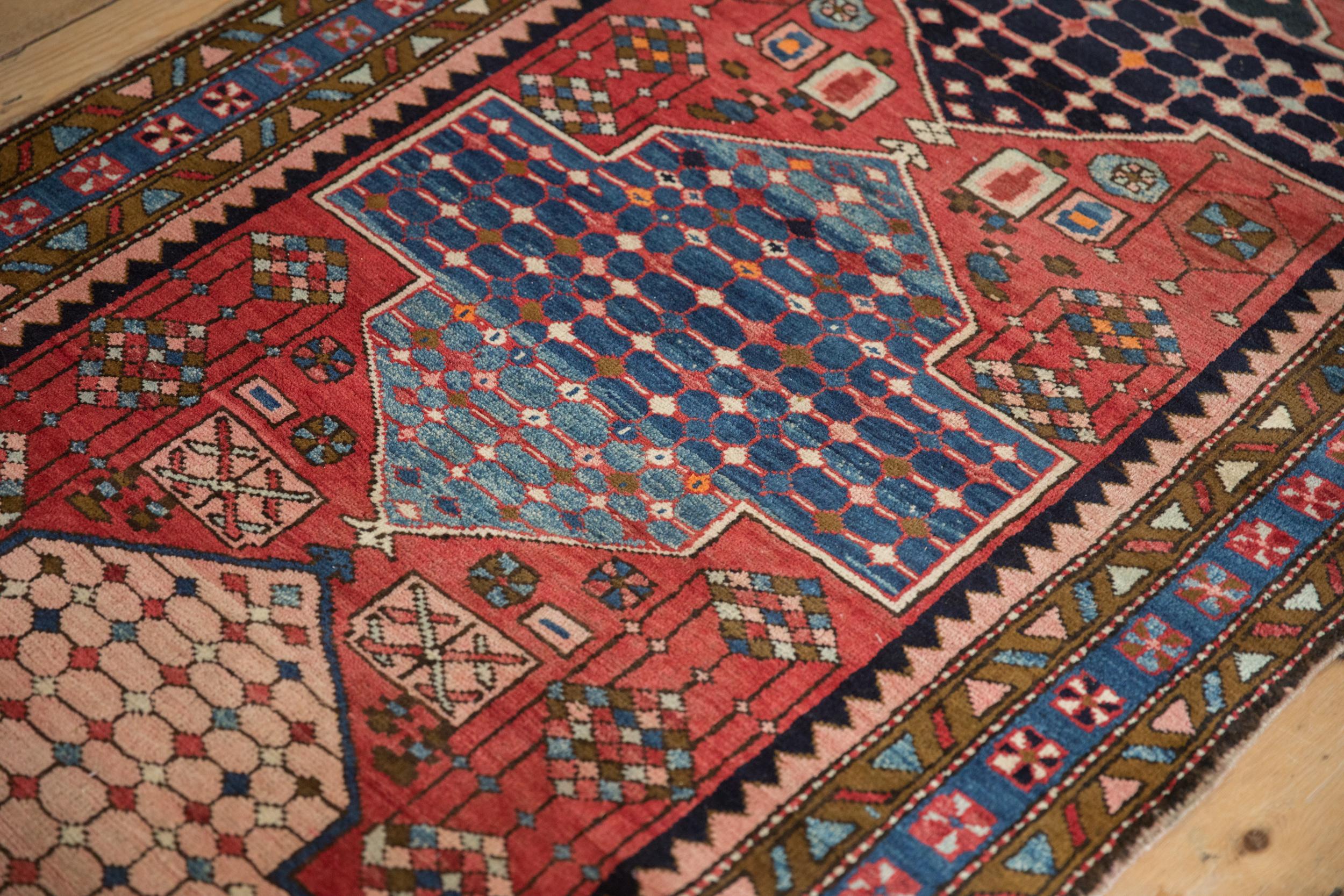 Mid-20th Century Vintage Baktiari Rug Runner For Sale