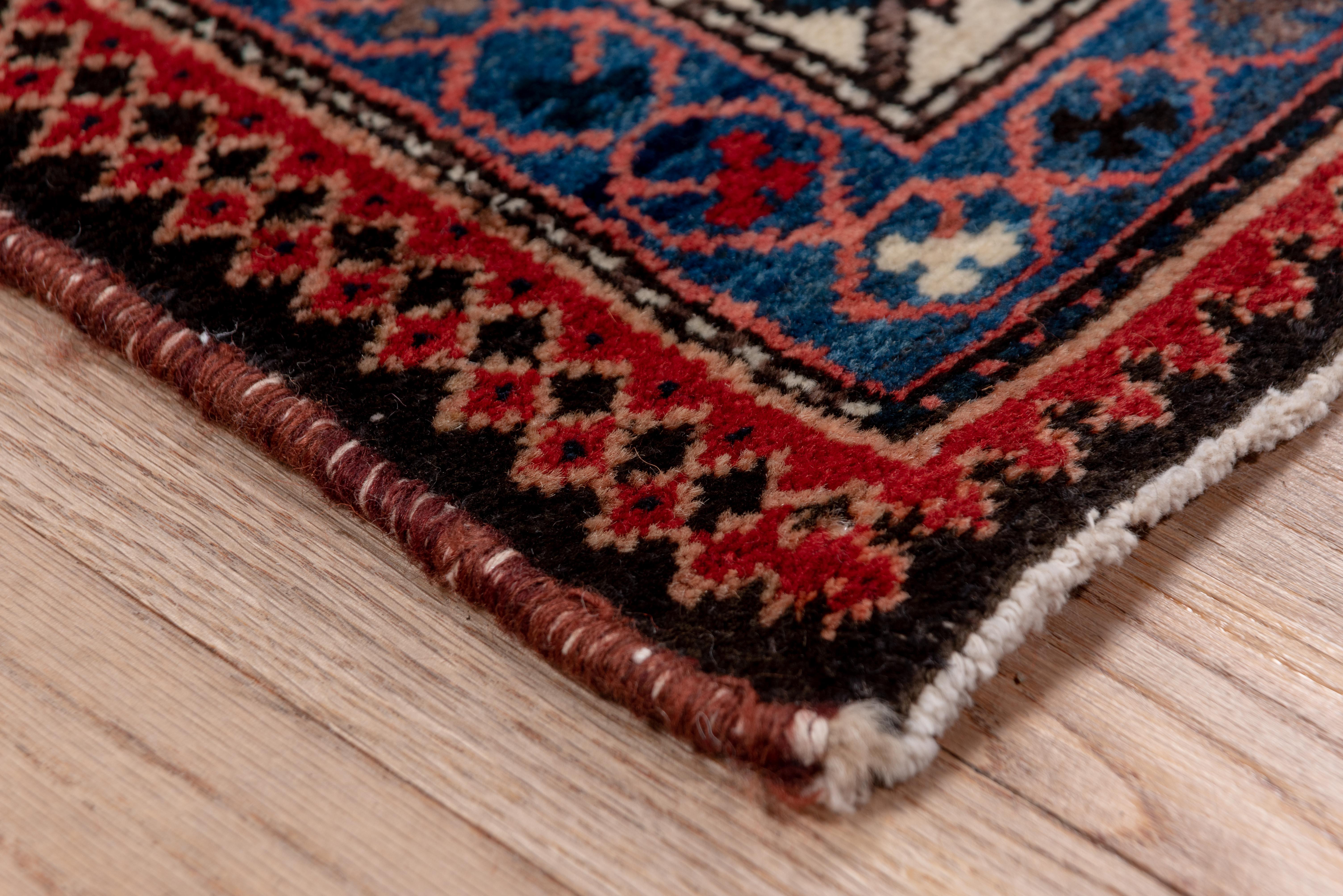 20th Century Vintage Baktiary Rug Garden Panel Design For Sale
