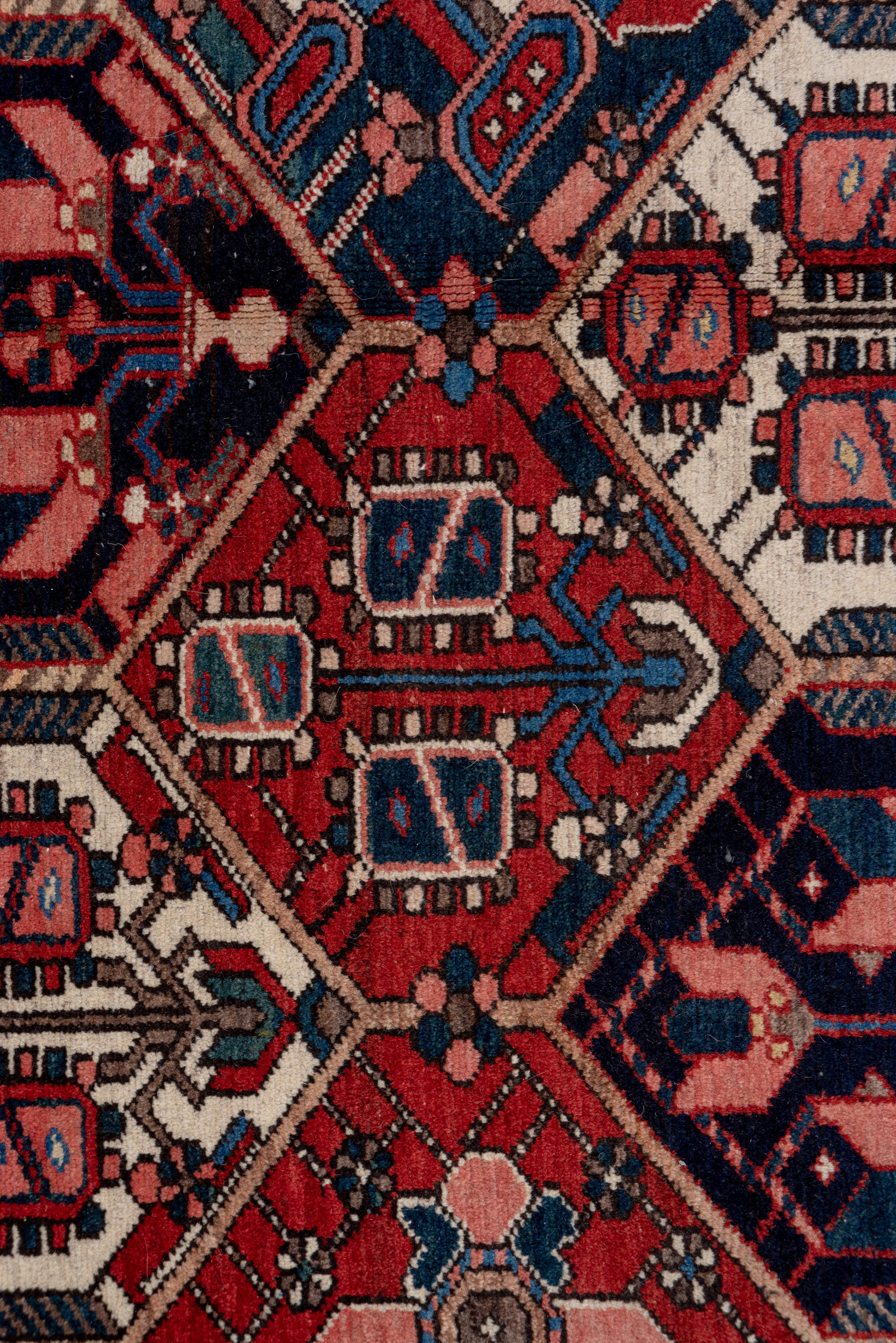 Vintage Baktiary Rug Garden Panel Design For Sale 1