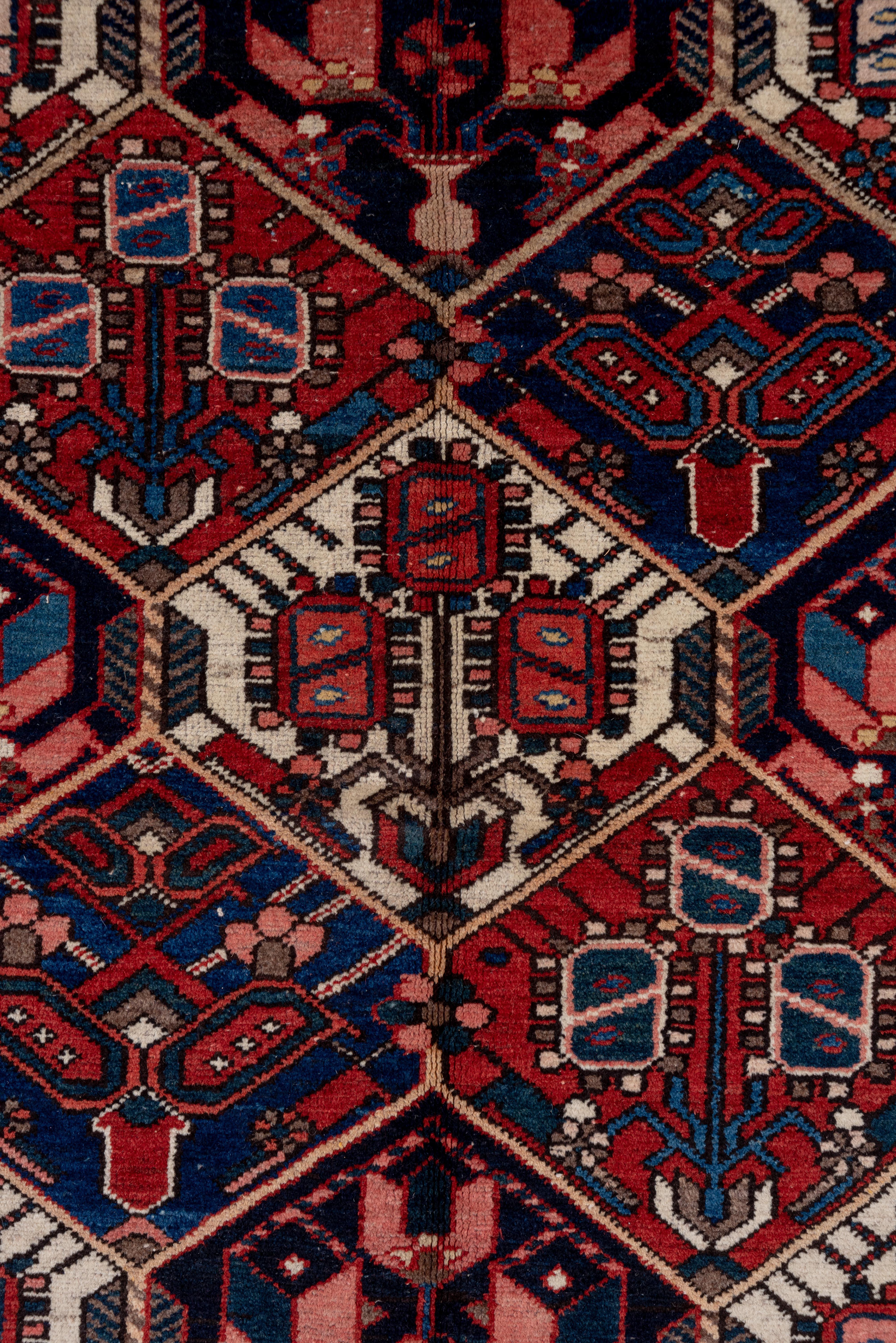 Vintage Baktiary Rug Garden Panel Design For Sale 2