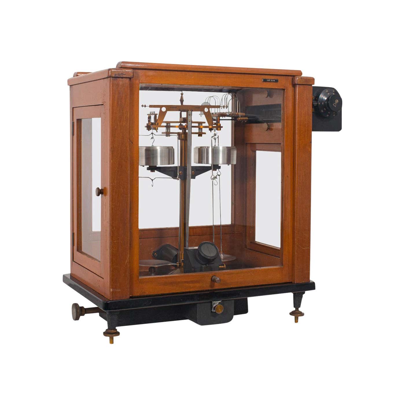 Vintage Balance, English, Mahogany, Scientific Scales, Stanton ...