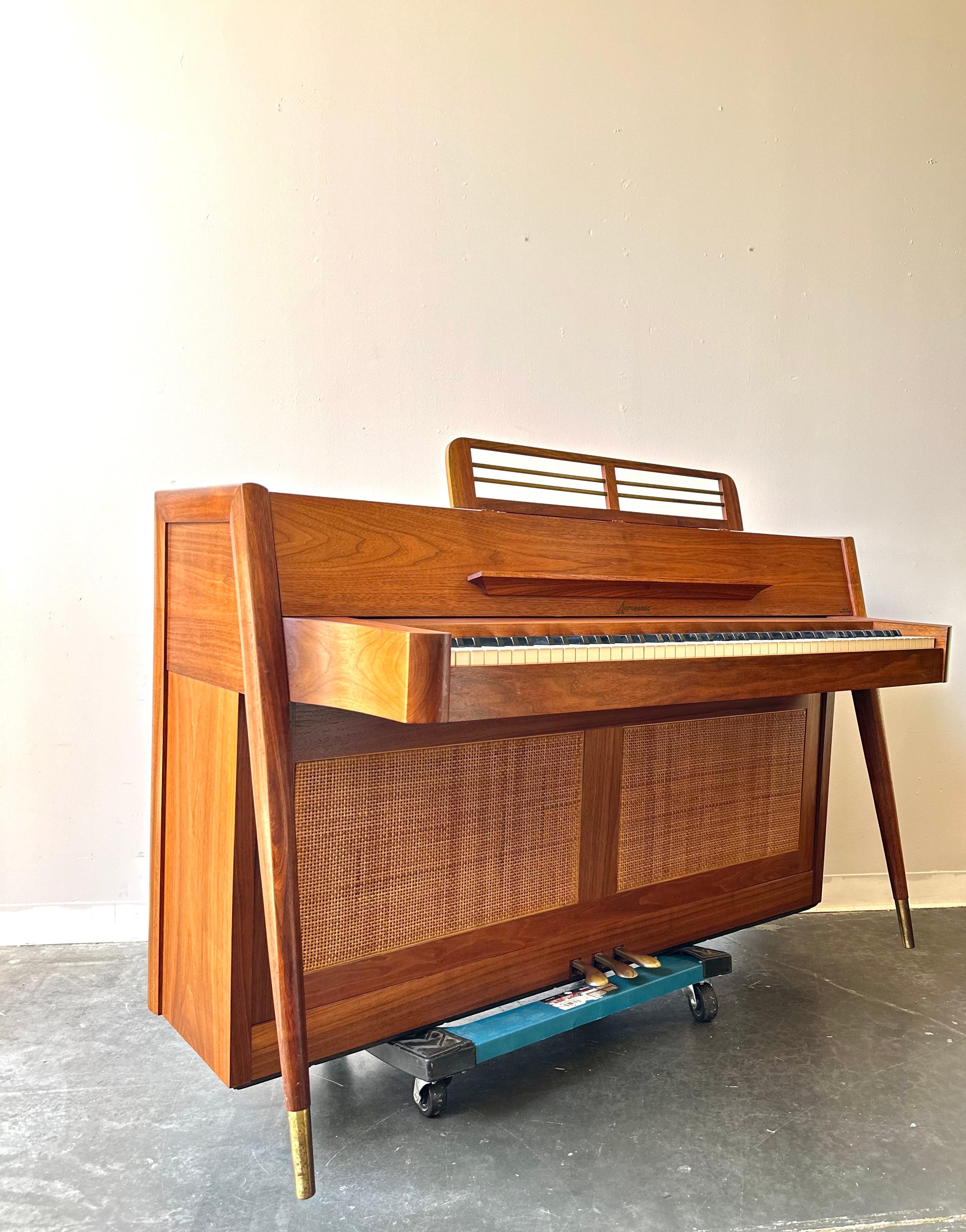 Stunning Baldwin Acrosonic Scandinavian piano is now available.

A real collectors item, this piano by Baldwin has been restored and retuned and is ready to be used and admired.

Dimensions: 60”W x 27”D x 36”H