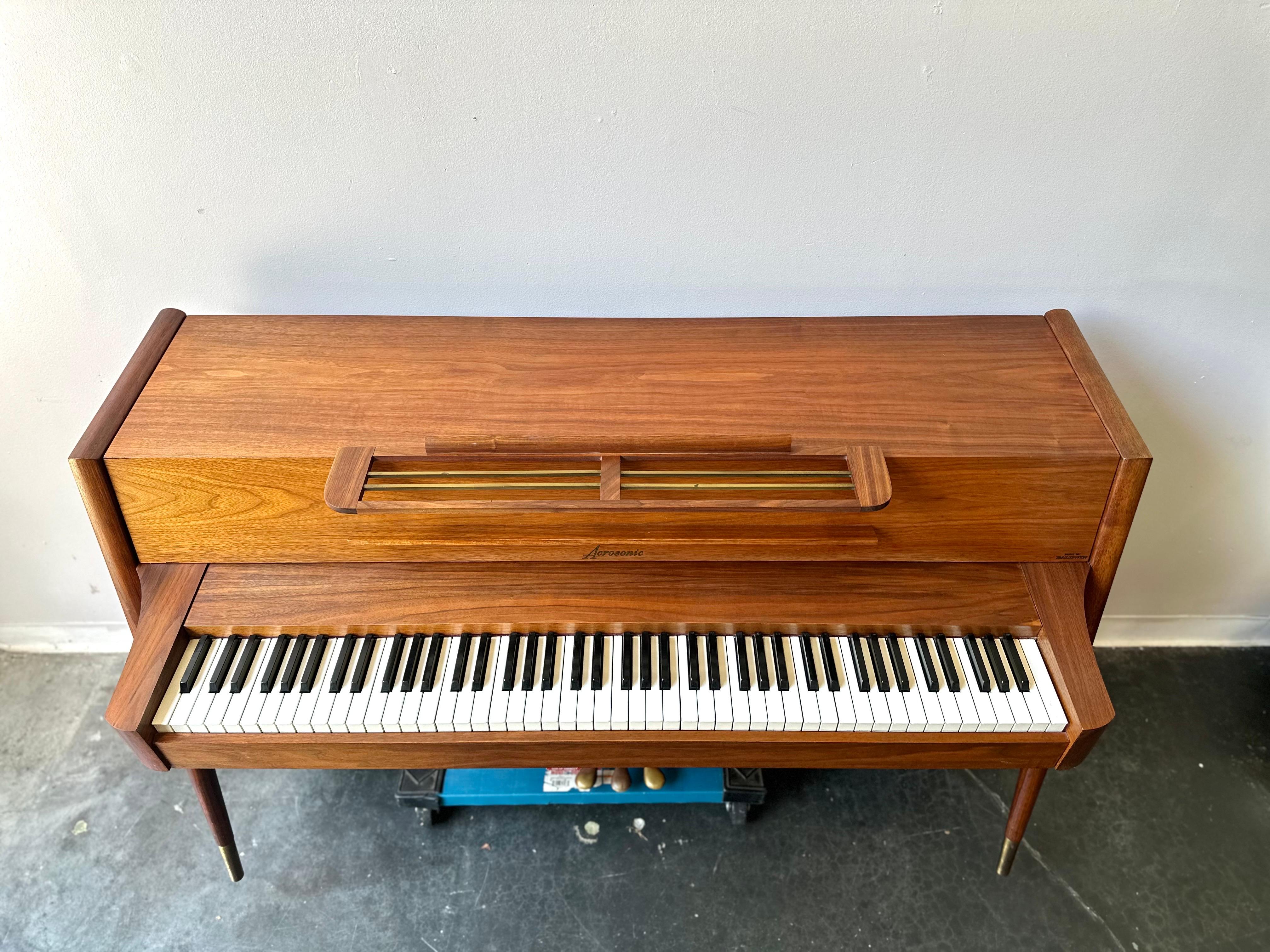 Cane Vintage Baldwin Acrosonic Scandinavian Piano MCM