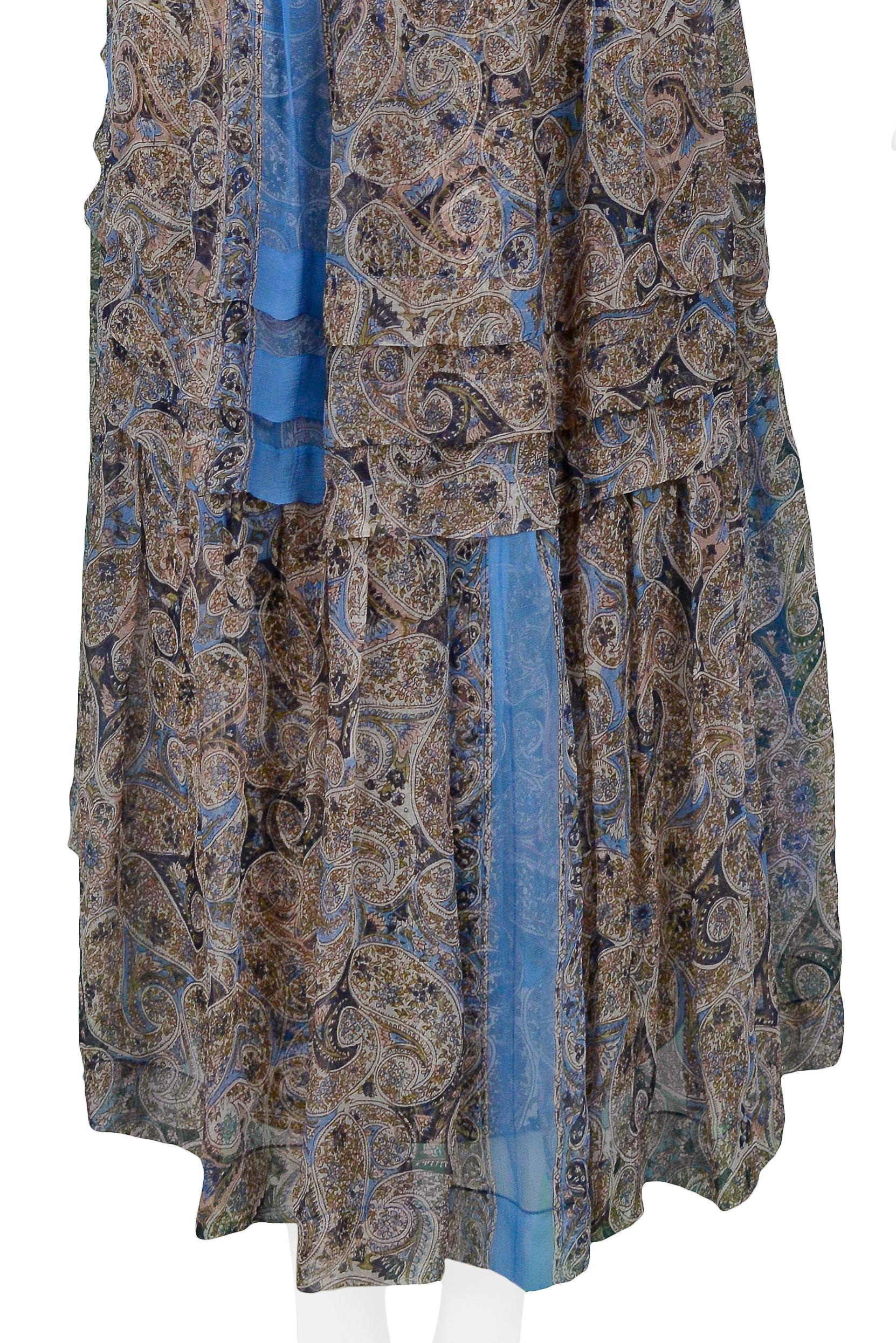 Robe de soirée vintage Balenciaga par Nicolas Ghesquiere style bohème, 2005 4